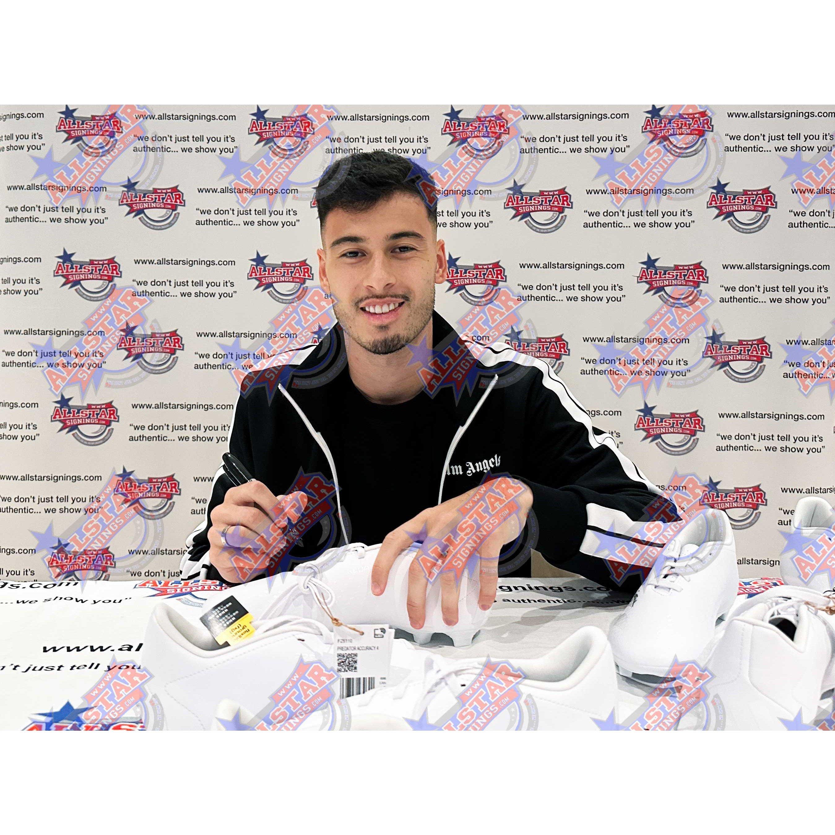 Red - AllStarSignings Ltd - Gabriel Martinelli Arsenal signed Adidas boot - 2