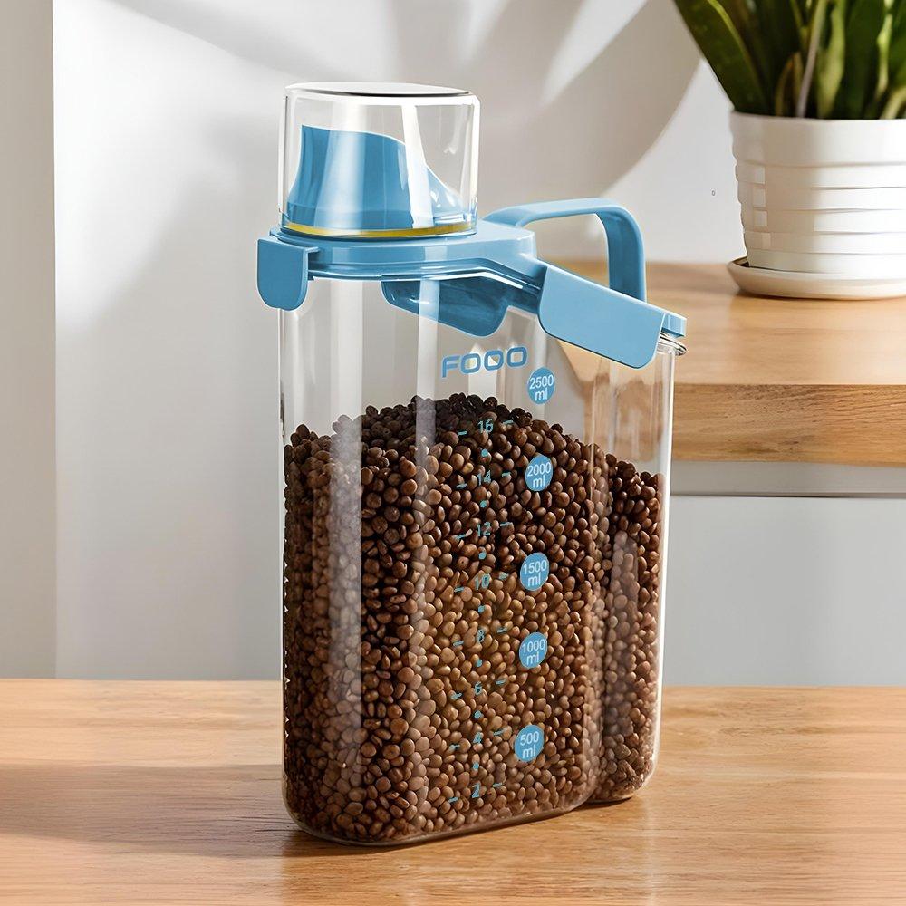 Blue - LIFE IDEAS - 2pcs 2.8L Airtight Food Storage Container - 2