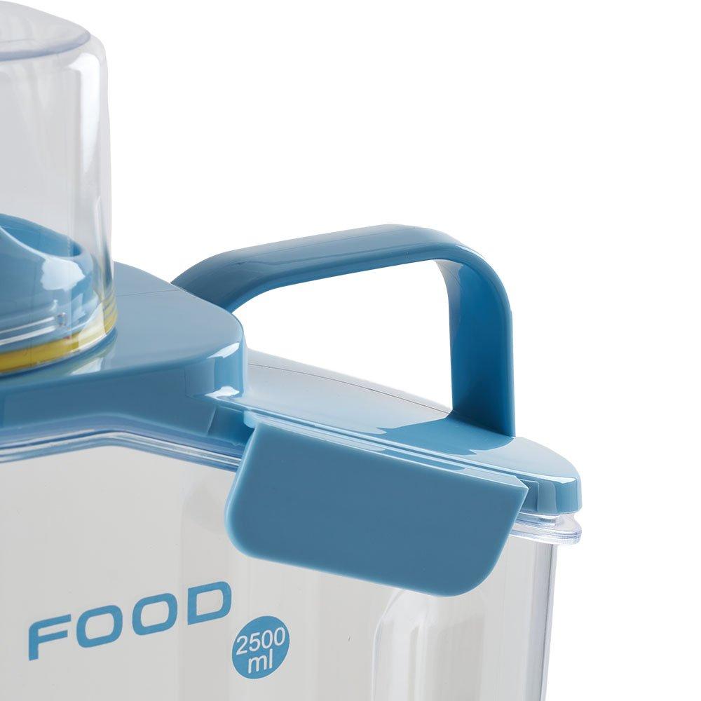 Blue - LIFE IDEAS - 2pcs 2.8L Airtight Food Storage Container - 8