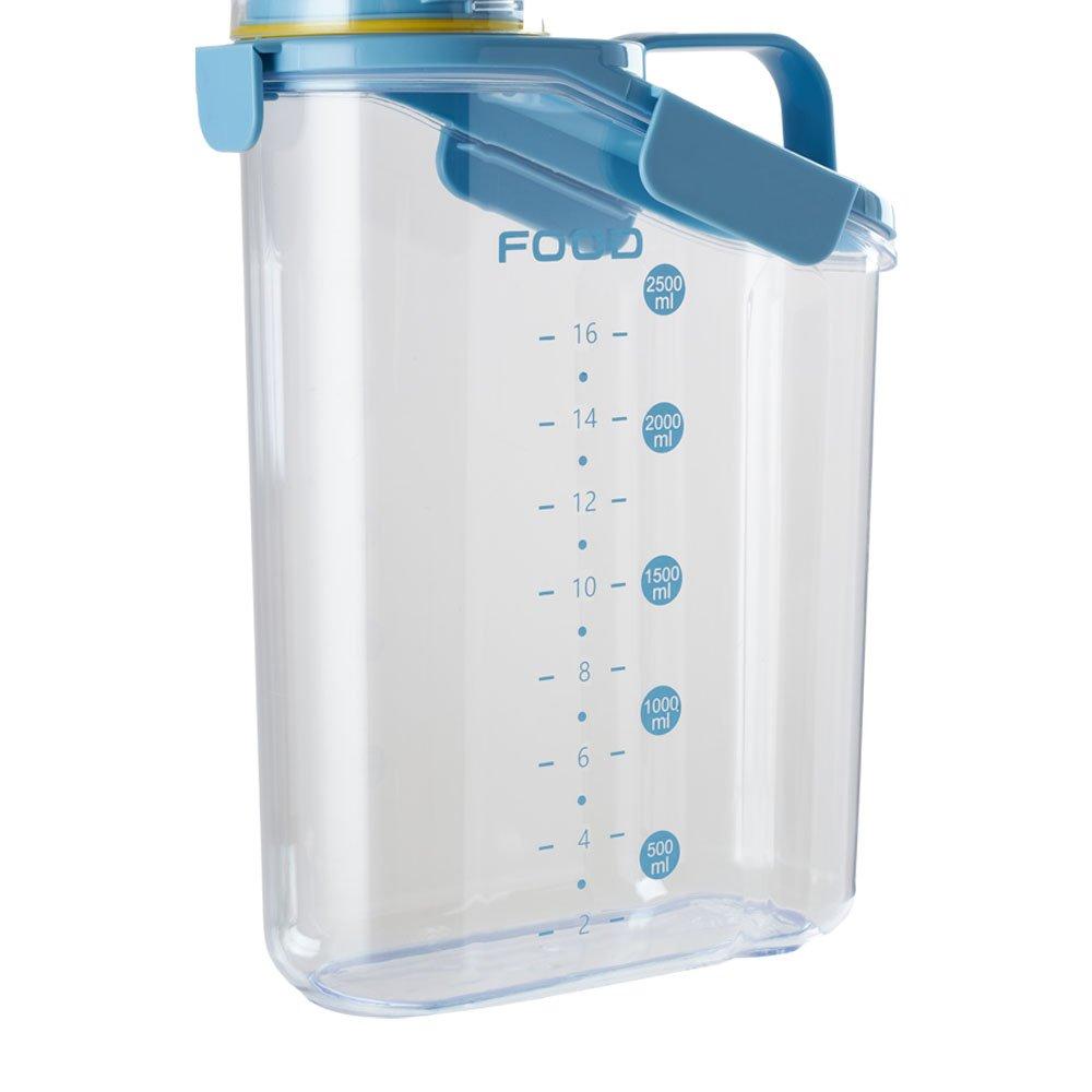 Blue - LIFE IDEAS - 2pcs 2.8L Airtight Food Storage Container - 10