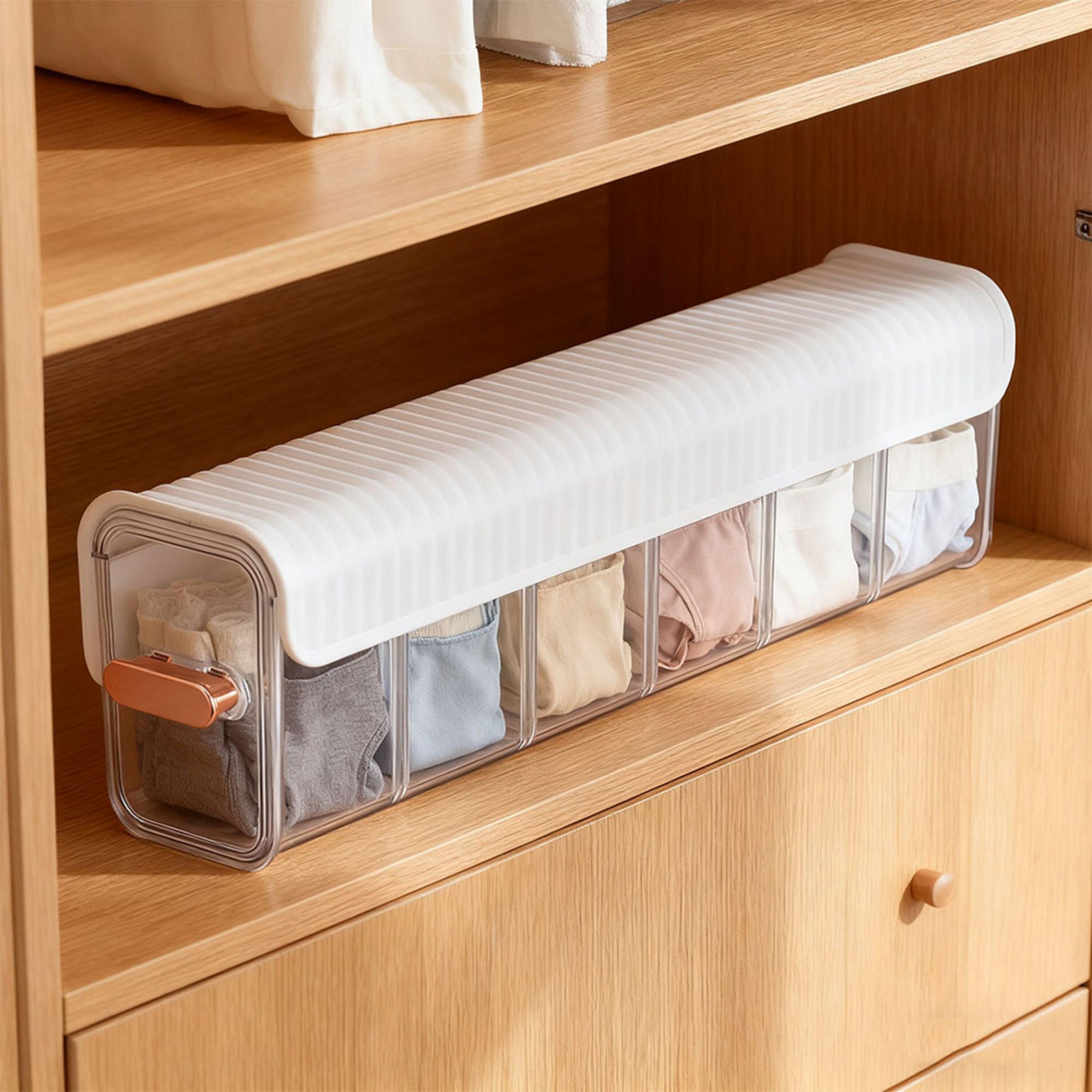 White - LIFE IDEAS - 2pcs Wall Mounted Drawer Organizer - 2