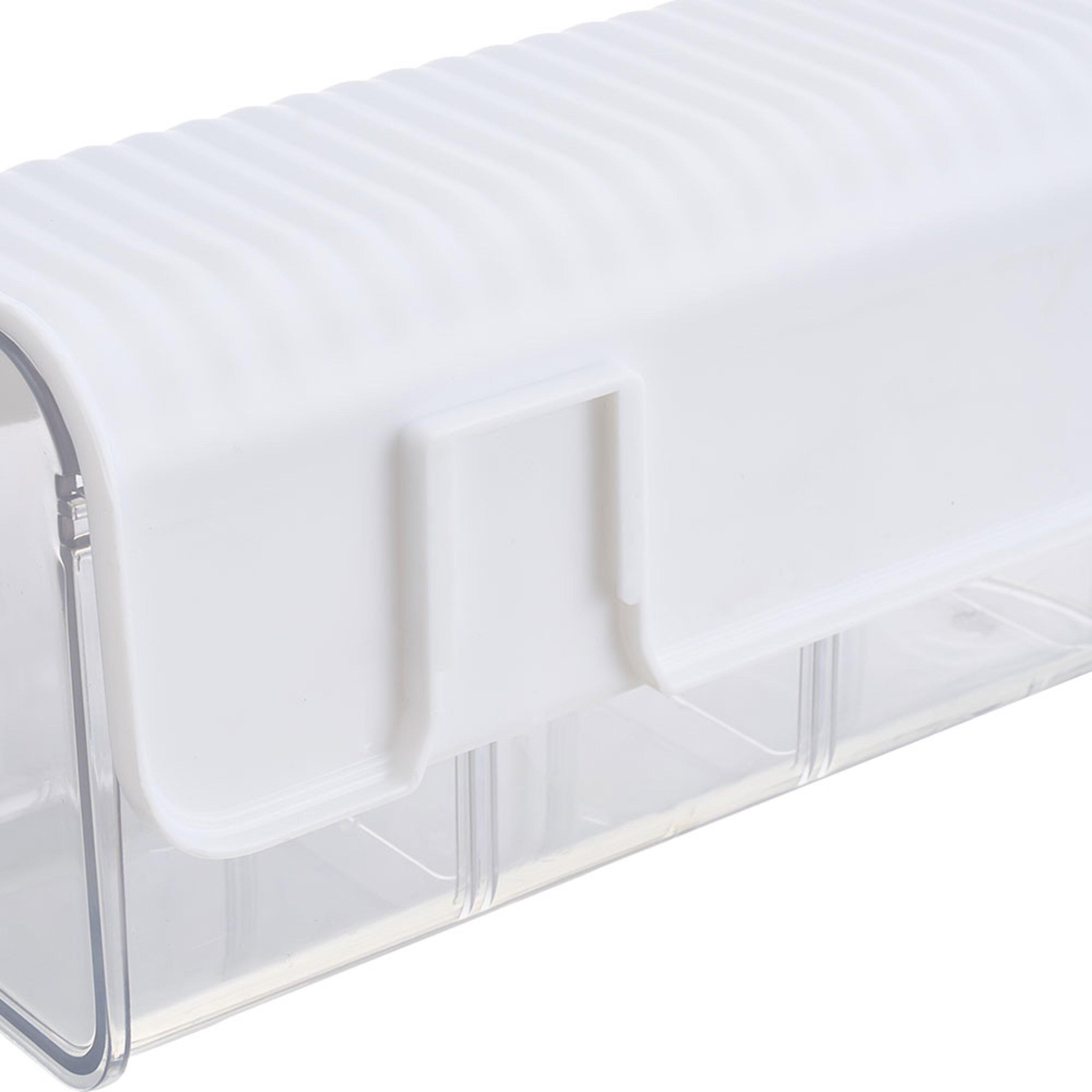 White - LIFE IDEAS - 2pcs Wall Mounted Drawer Organizer - 11