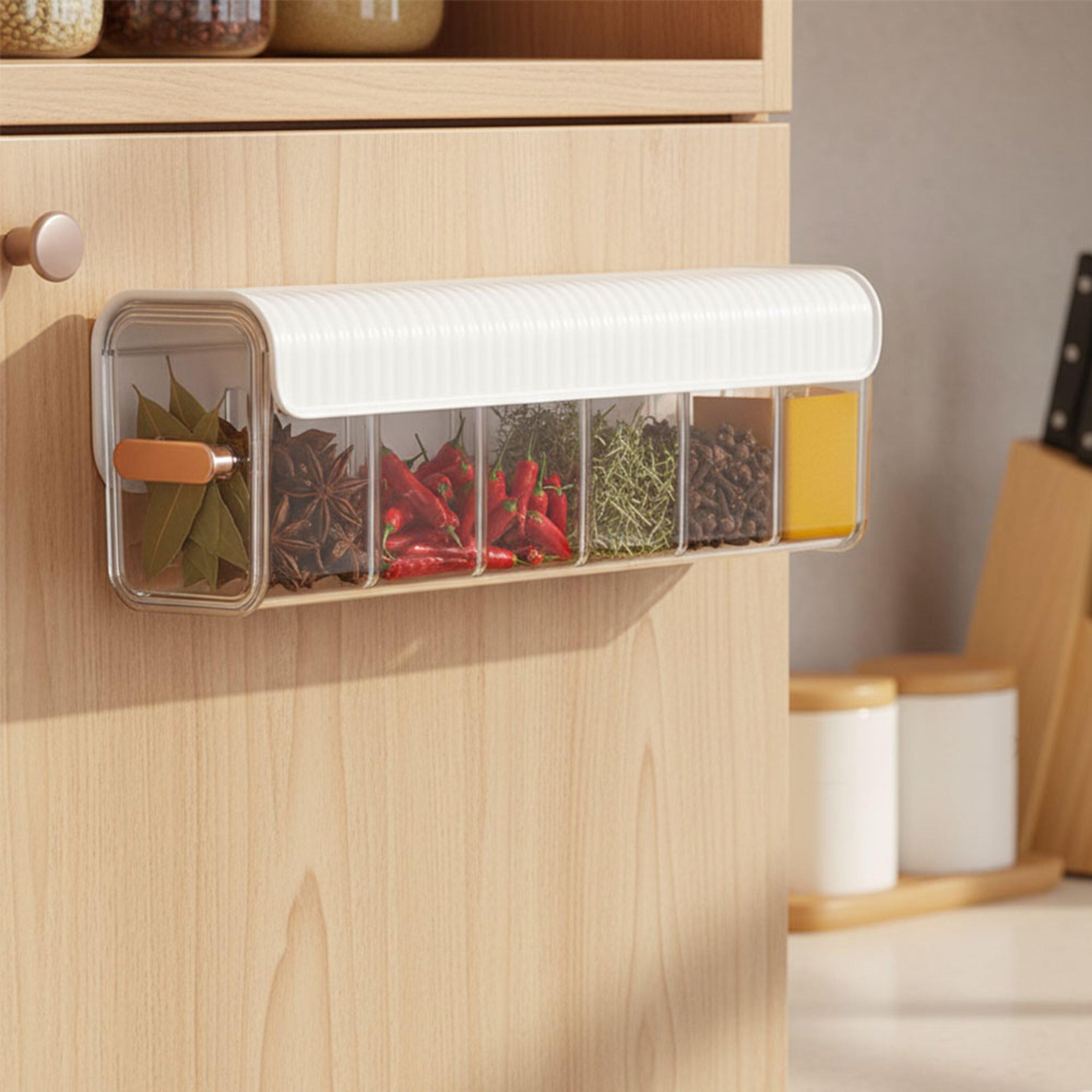 White - LIFE IDEAS - 2pcs Wall Mounted Drawer Organizer - 3