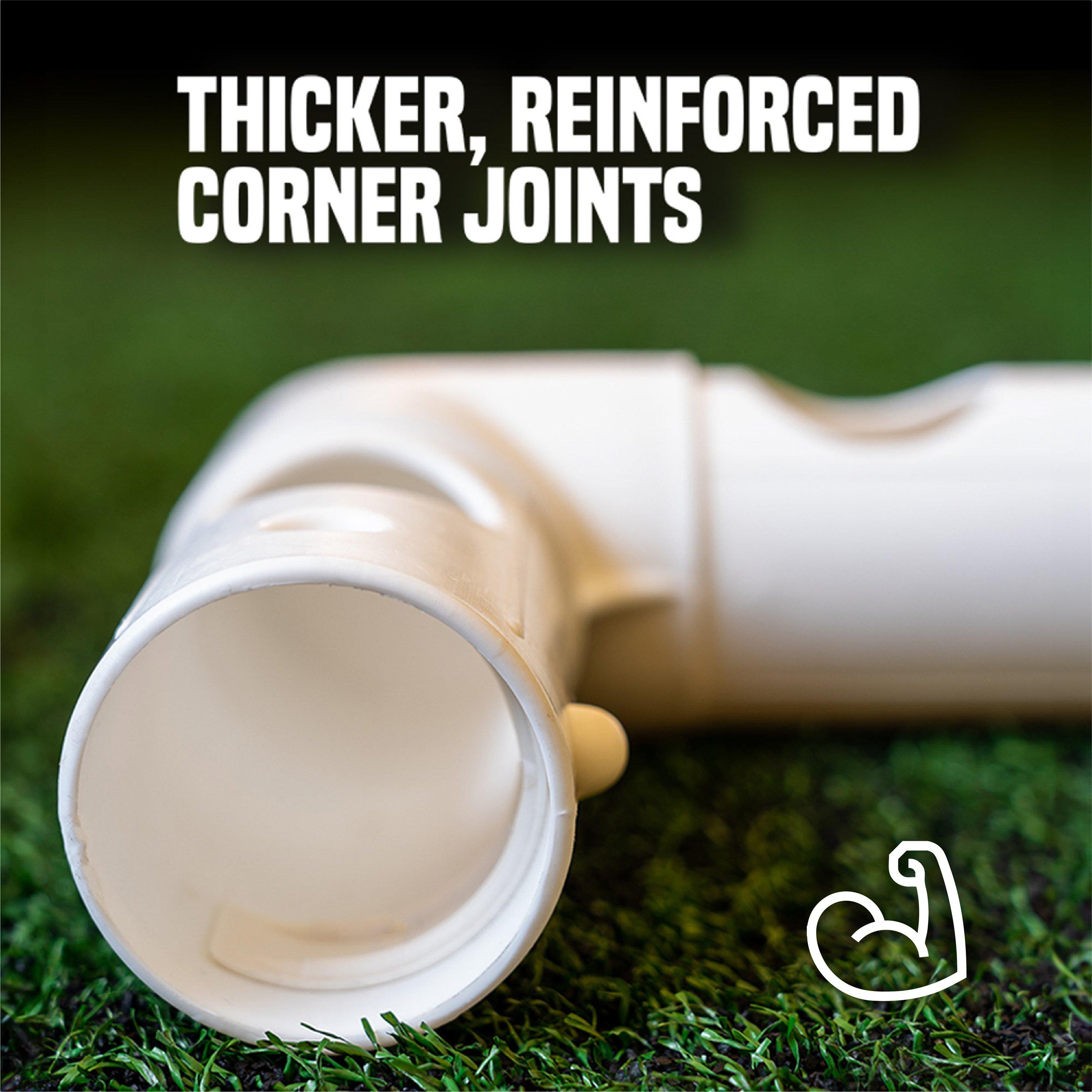 White - Football Flick - Football Flick Urban UPVC Football Goal 12x6 - 6