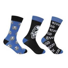 Character Disney Star Wars 3 Pack Crew Socks Mens