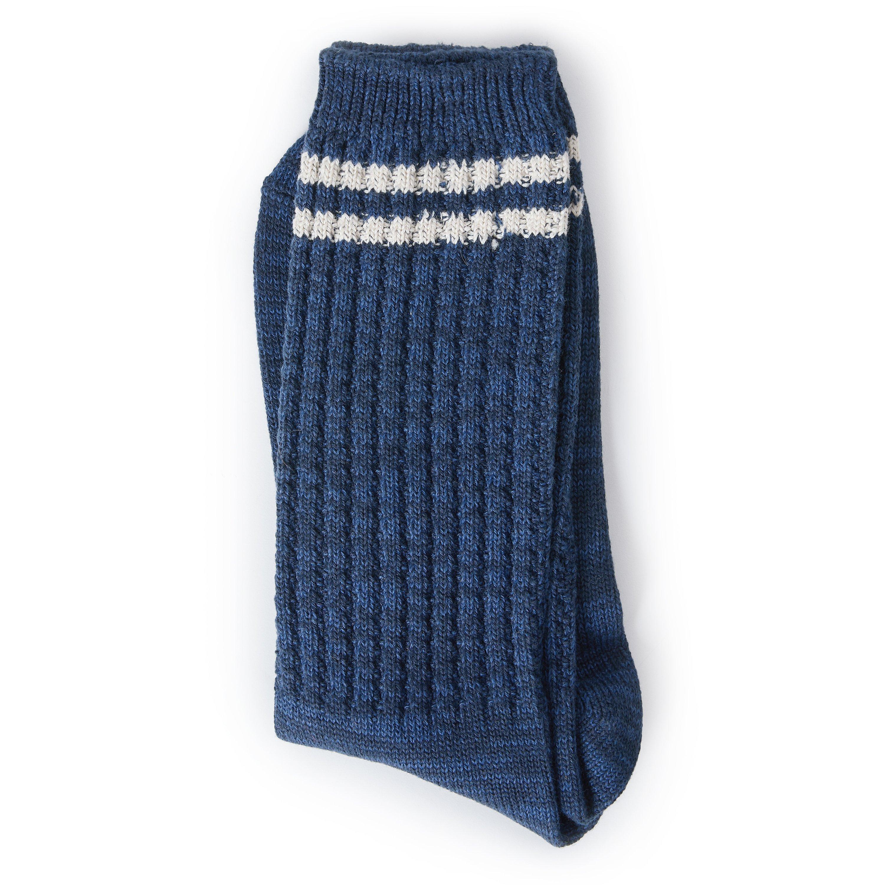 NAVY AND OTHER - ANONYMOUSISM - ANON 2 LINE PIQUE RIB SOC - 2