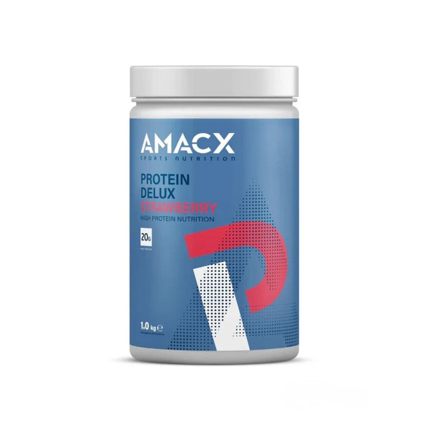 Strawberry - Amacx - AMACX Protein Delux 1kg