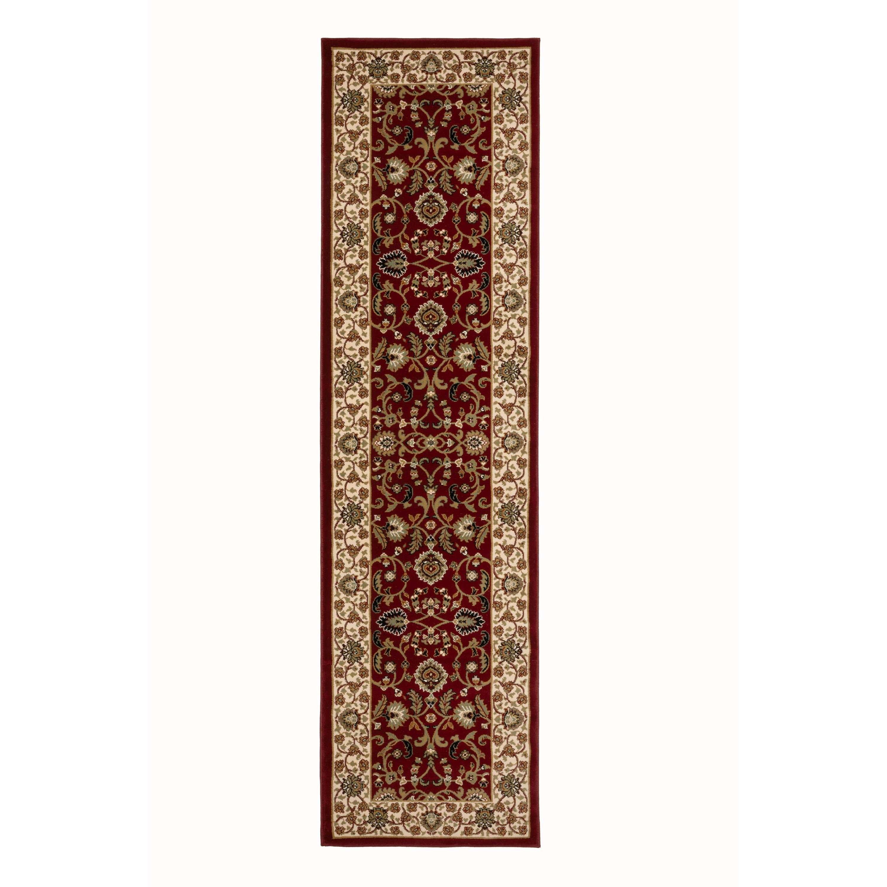 Red - Homemaker - Kellan Floral Red Rug - 2