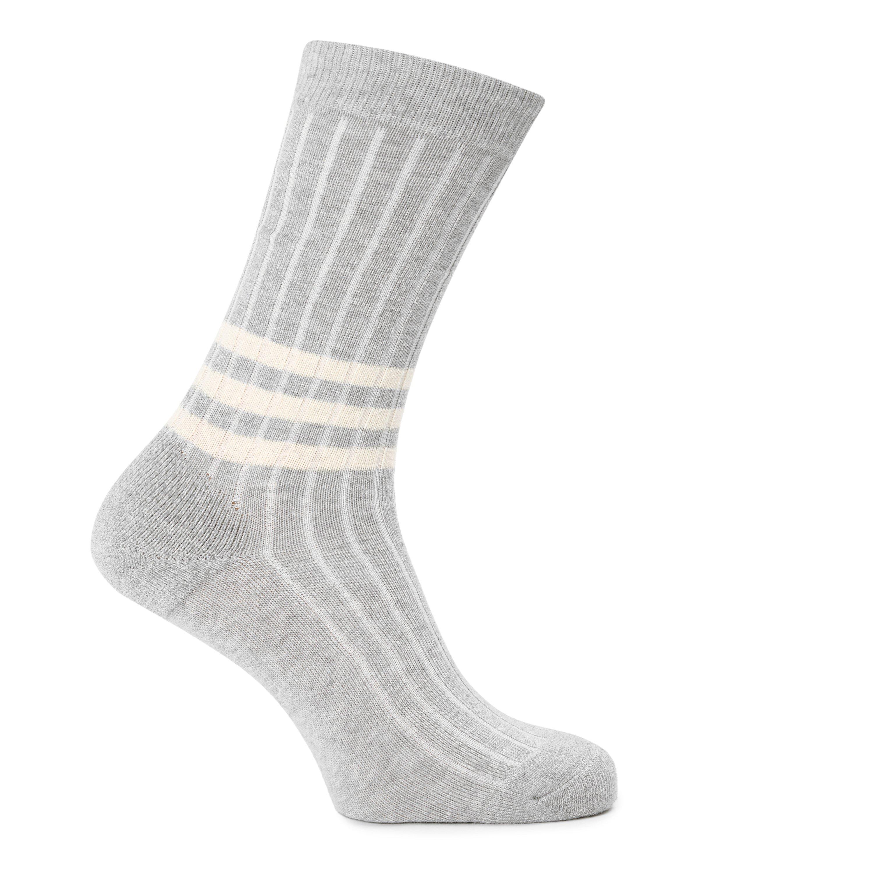 GREY AND OTHER - RoToTo - ROTO COLLEGE STRIPE ANKLE - 1