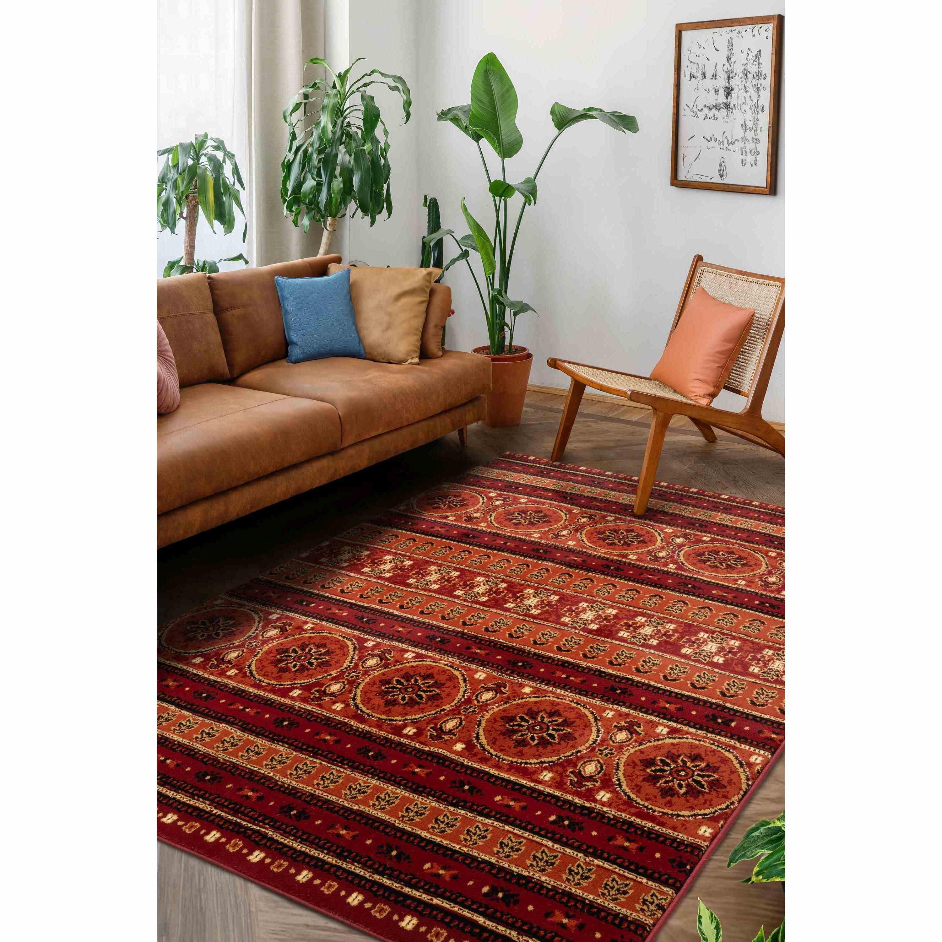 Homemaker  Kellan Tribal Rug Terracotta - 120x170cm