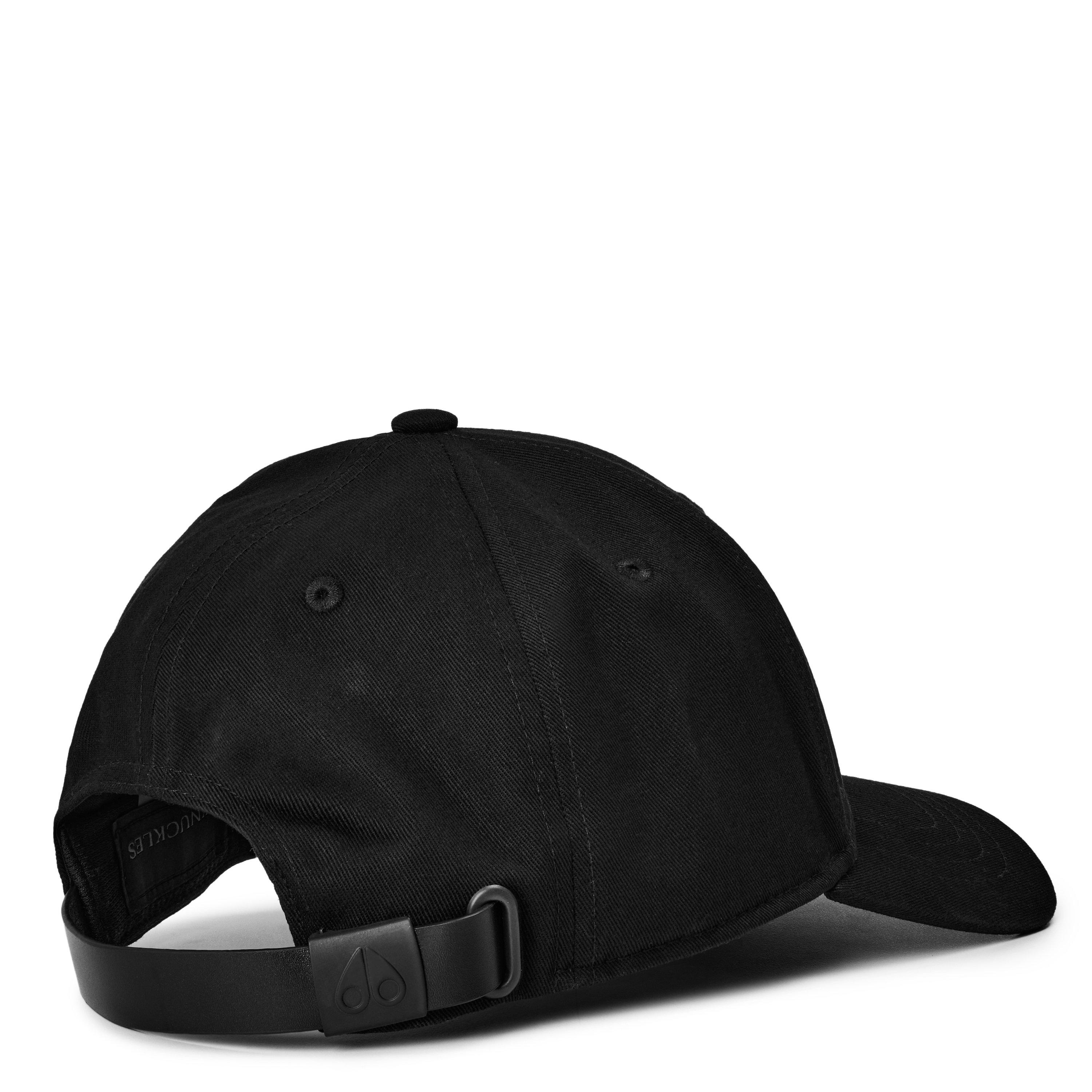 Black/Black - Moose Knuckles - Moose Logo Cap Sn62 - 2