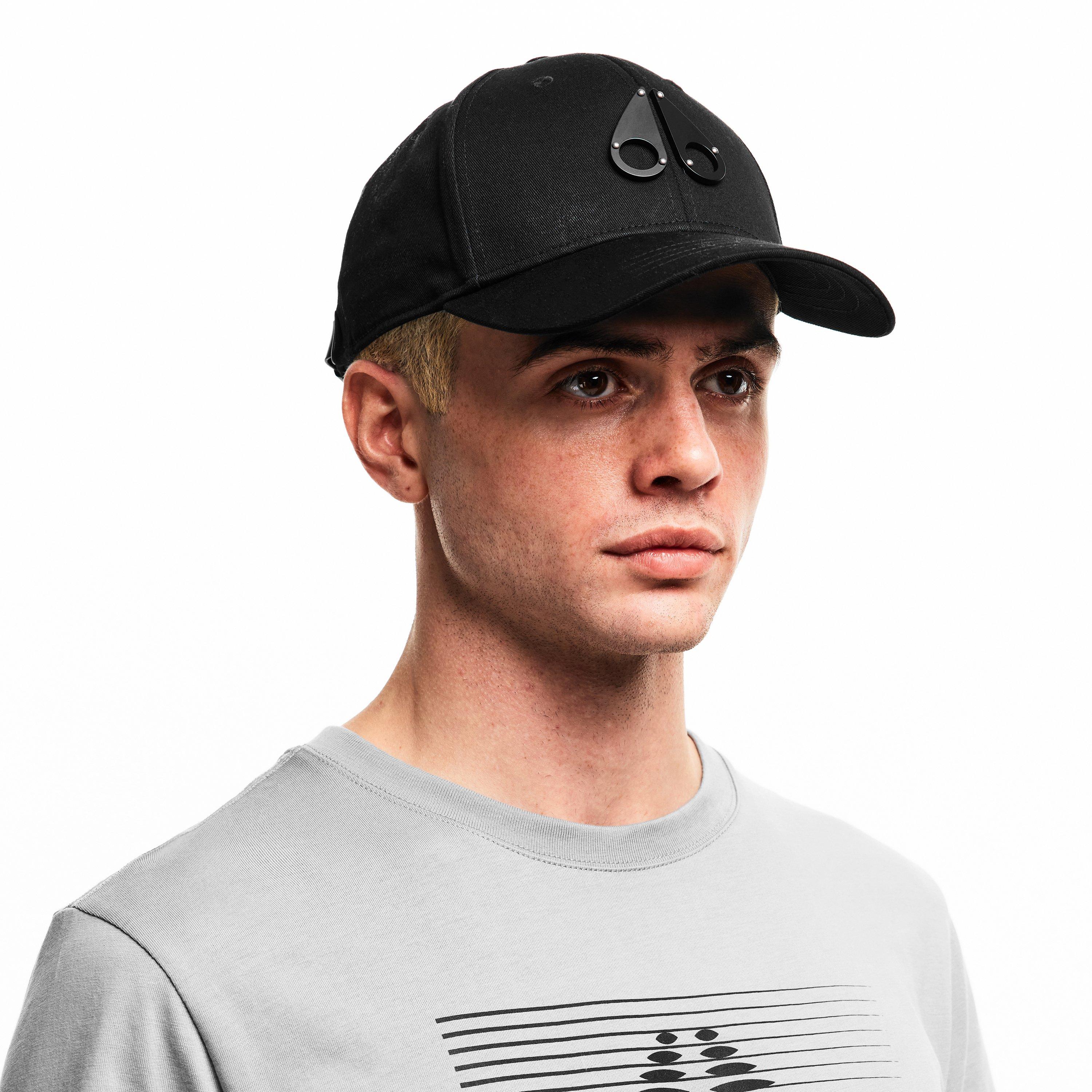 Black/Black - Moose Knuckles - Men's Logo Baseball Cap - 3