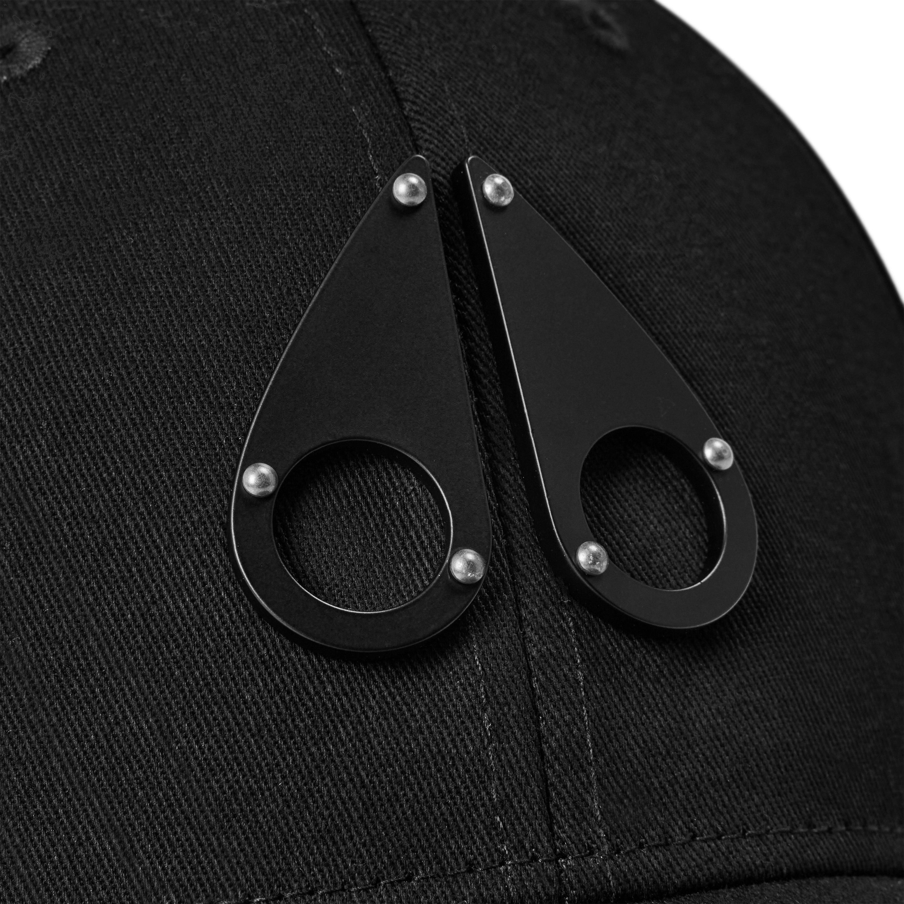 Black/Black - Moose Knuckles - Moose Logo Cap Sn62 - 3
