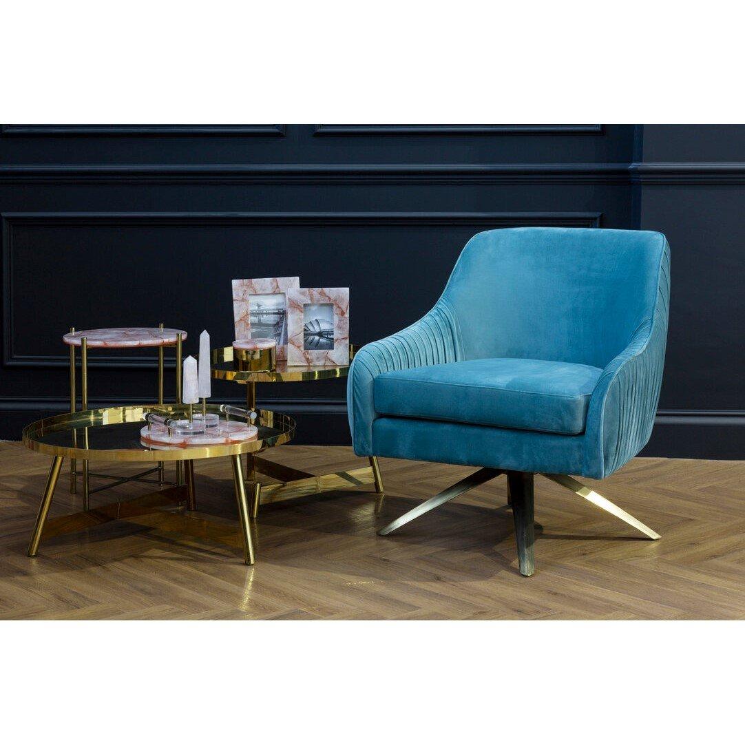 Pink - Fifty Five South - Vita Pink Quartz Side Table - 2