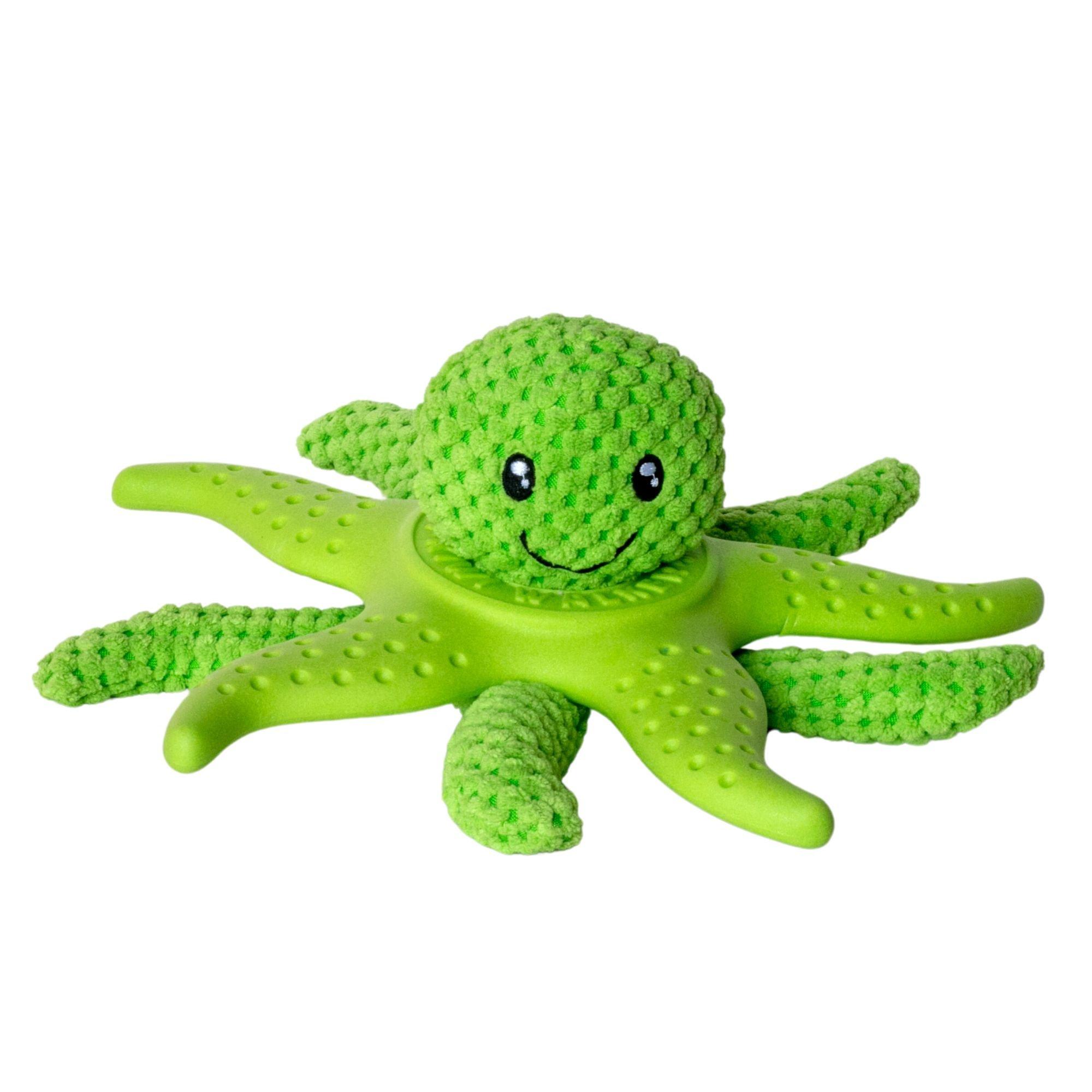 Green - Kiwi Walker - Octopus & Starfish Dog Toy - 1
