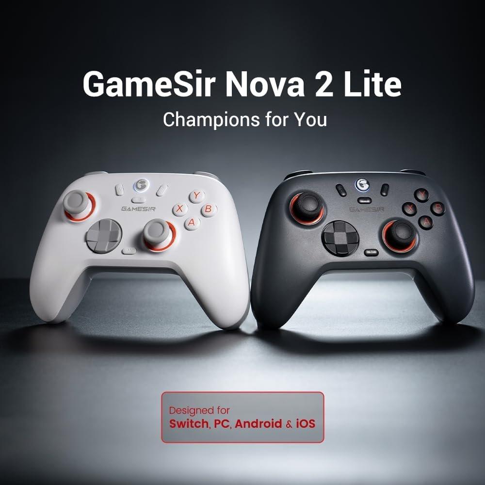 White - GameSir - GameSir Nova 2 Lite Wireless Controller-White - 2