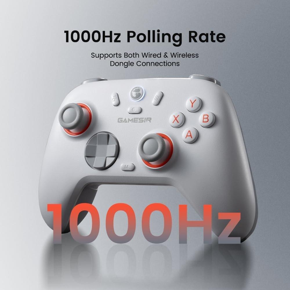 White - GameSir - GameSir Nova 2 Lite Wireless Controller-White - 3