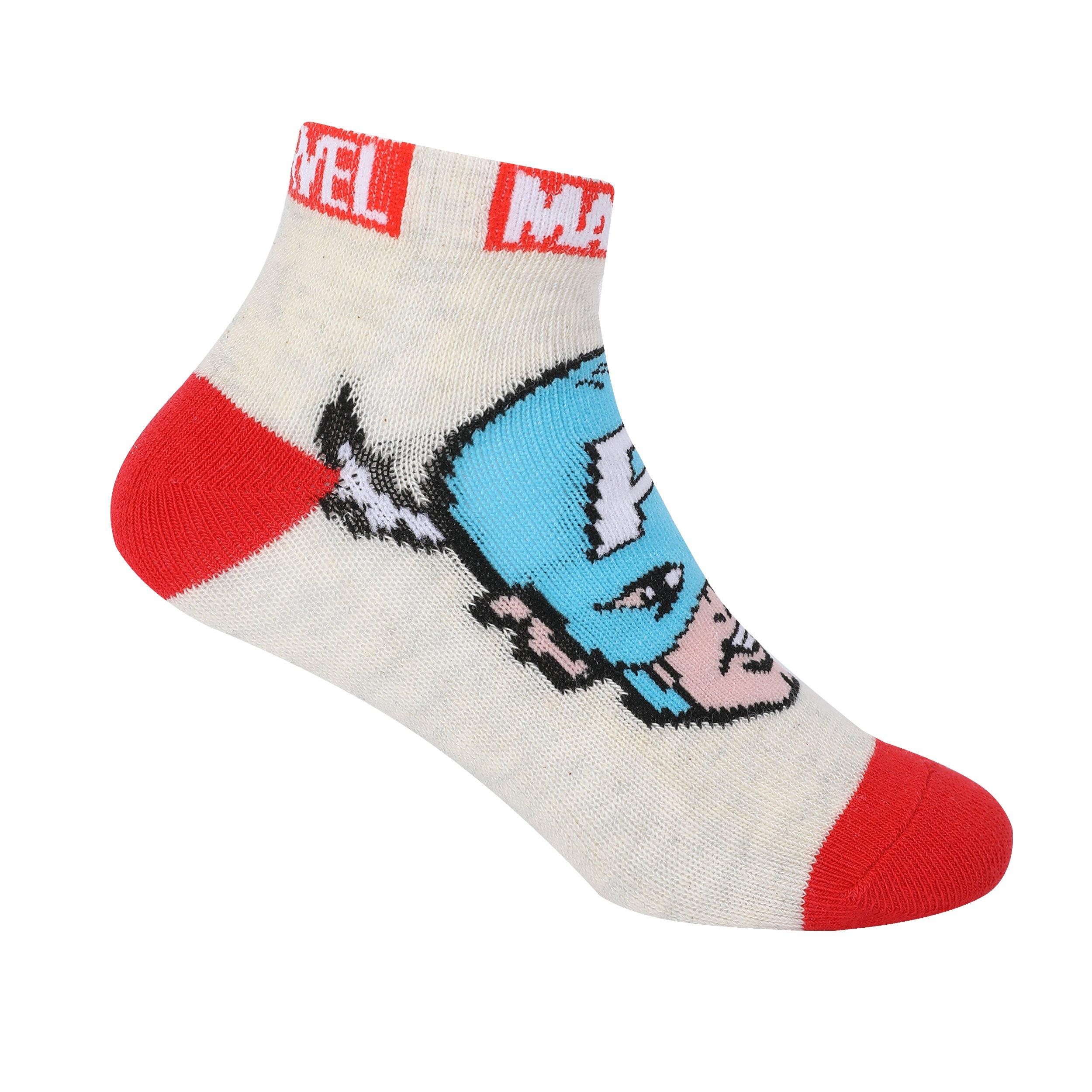 Marvel - Character - Trainer  3 Pk Socks Childrens - 4