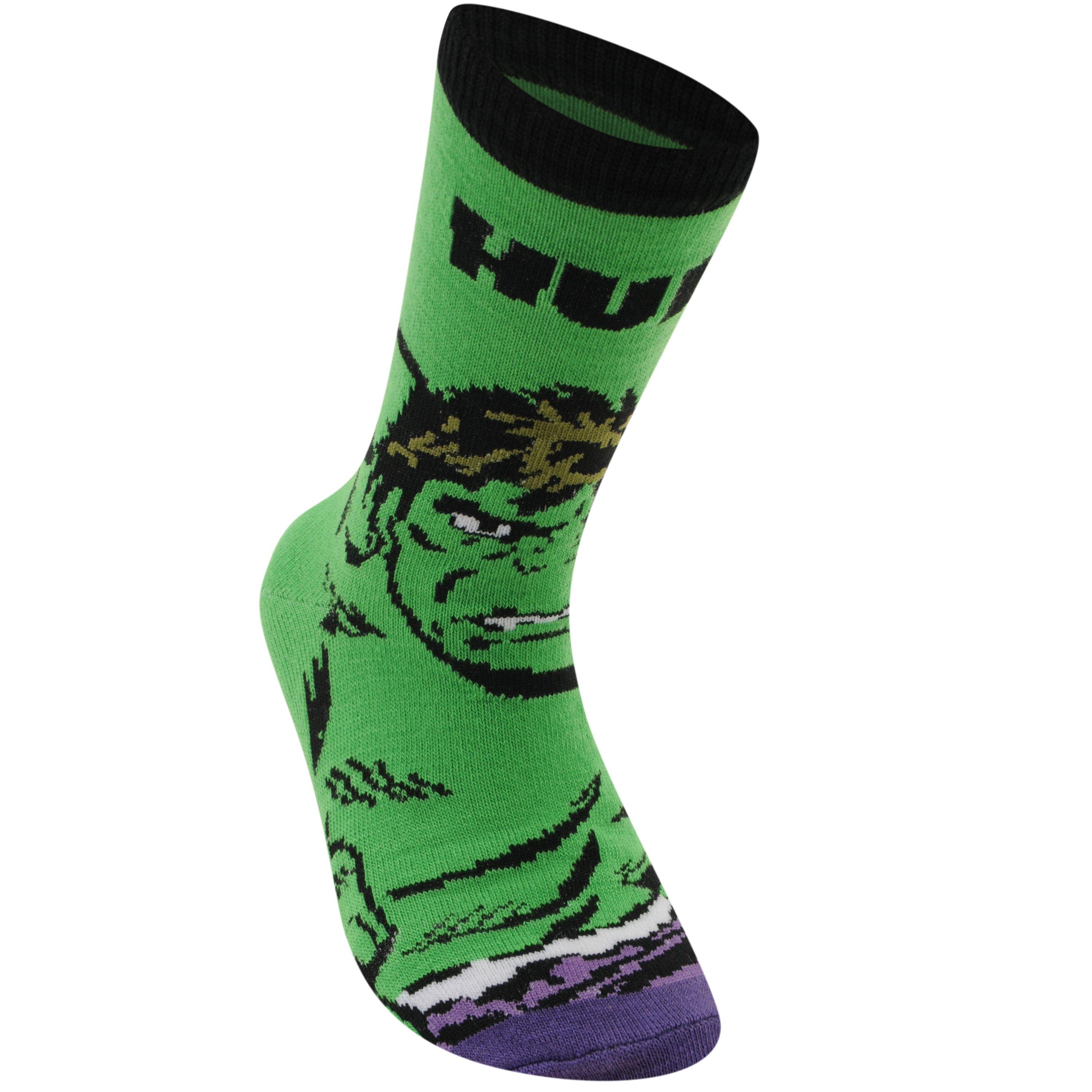 Marvel - Character - 3 Pack Crew Socks Childrens - 3