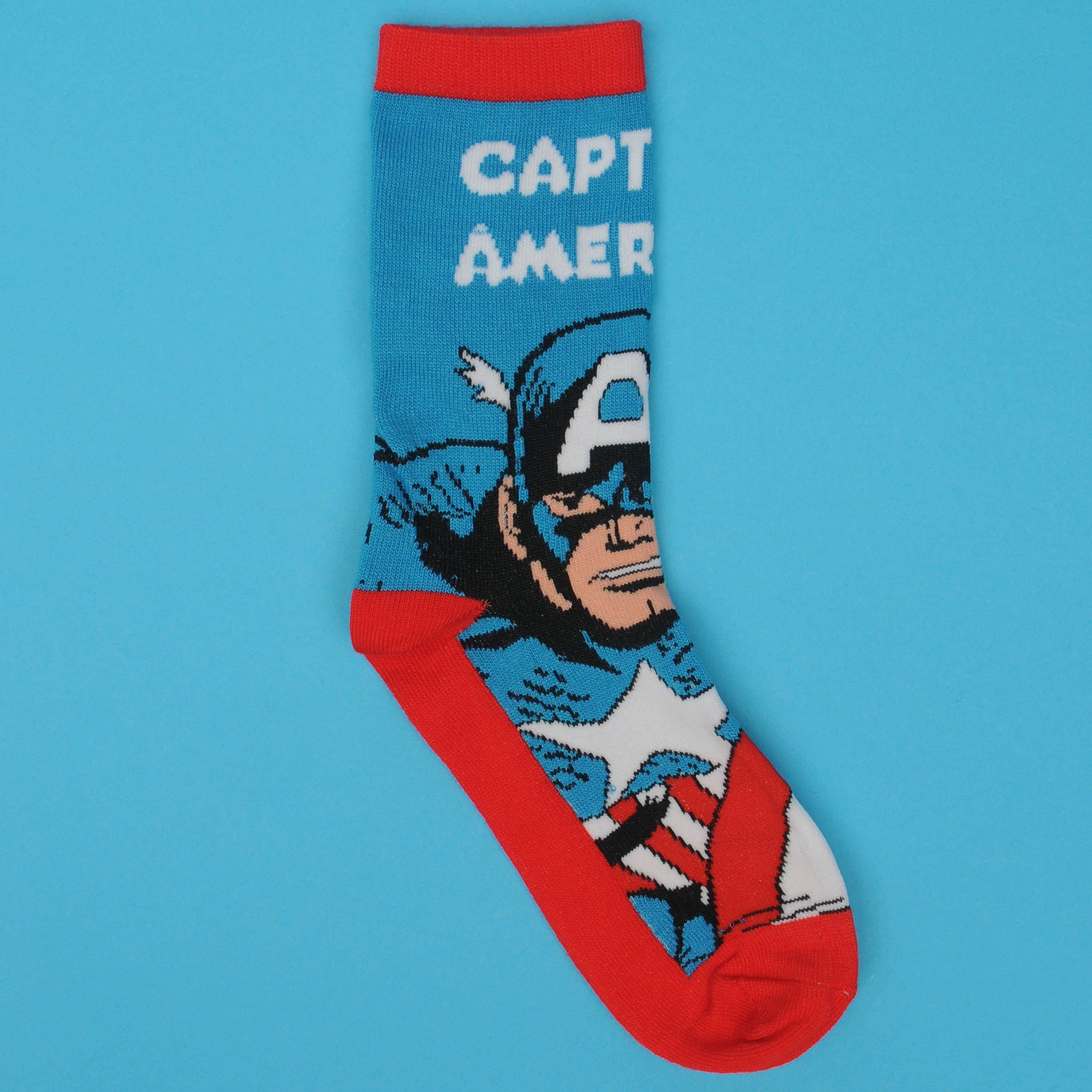 Marvel - Character - 3 Pack Crew Socks Childrens - 5