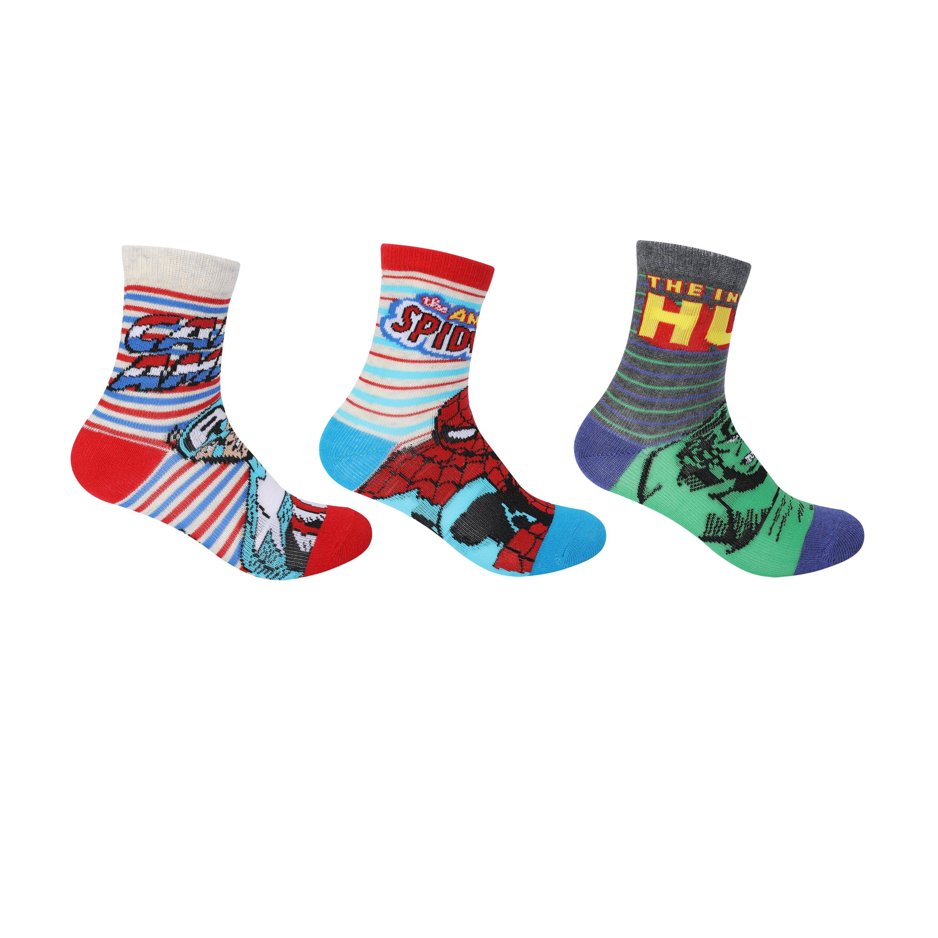 Marvel - Character - Marvel 3 Pack Crew Socks Infants - 1