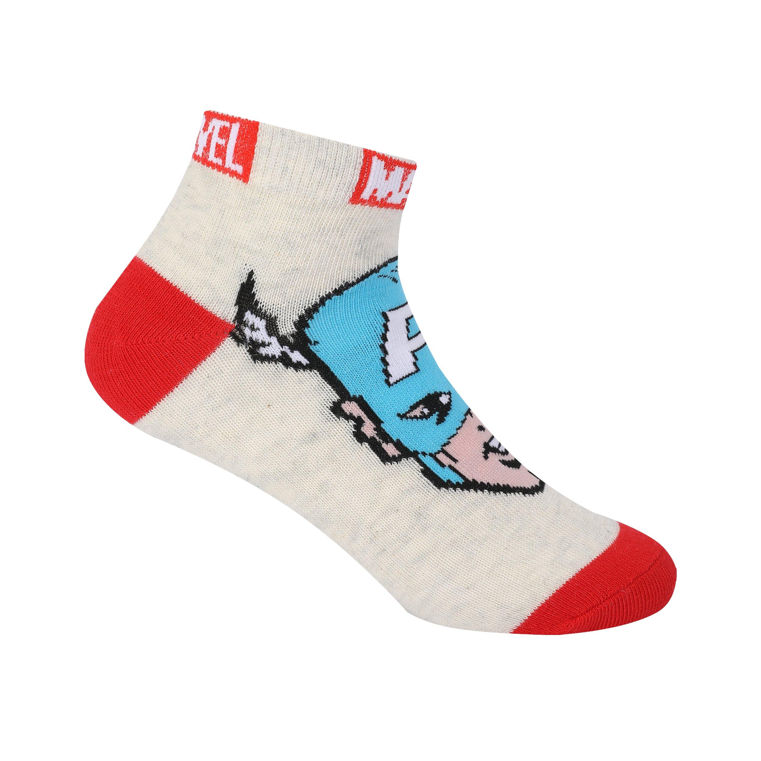 Marvel - Character - Trainer 3 Pk Socks Junior - 4