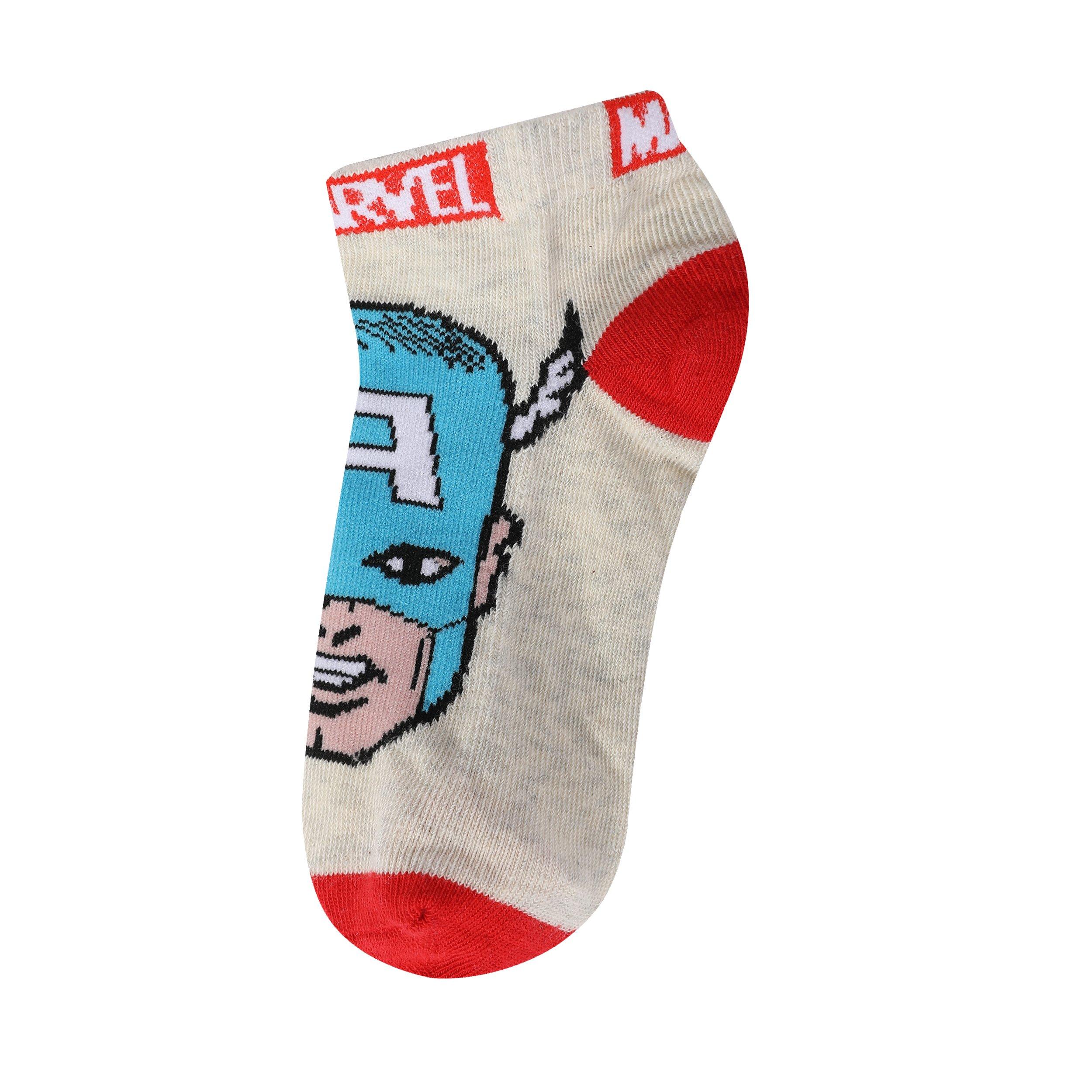 Marvel - Character - Trainer 3 Pk Socks Junior - 7