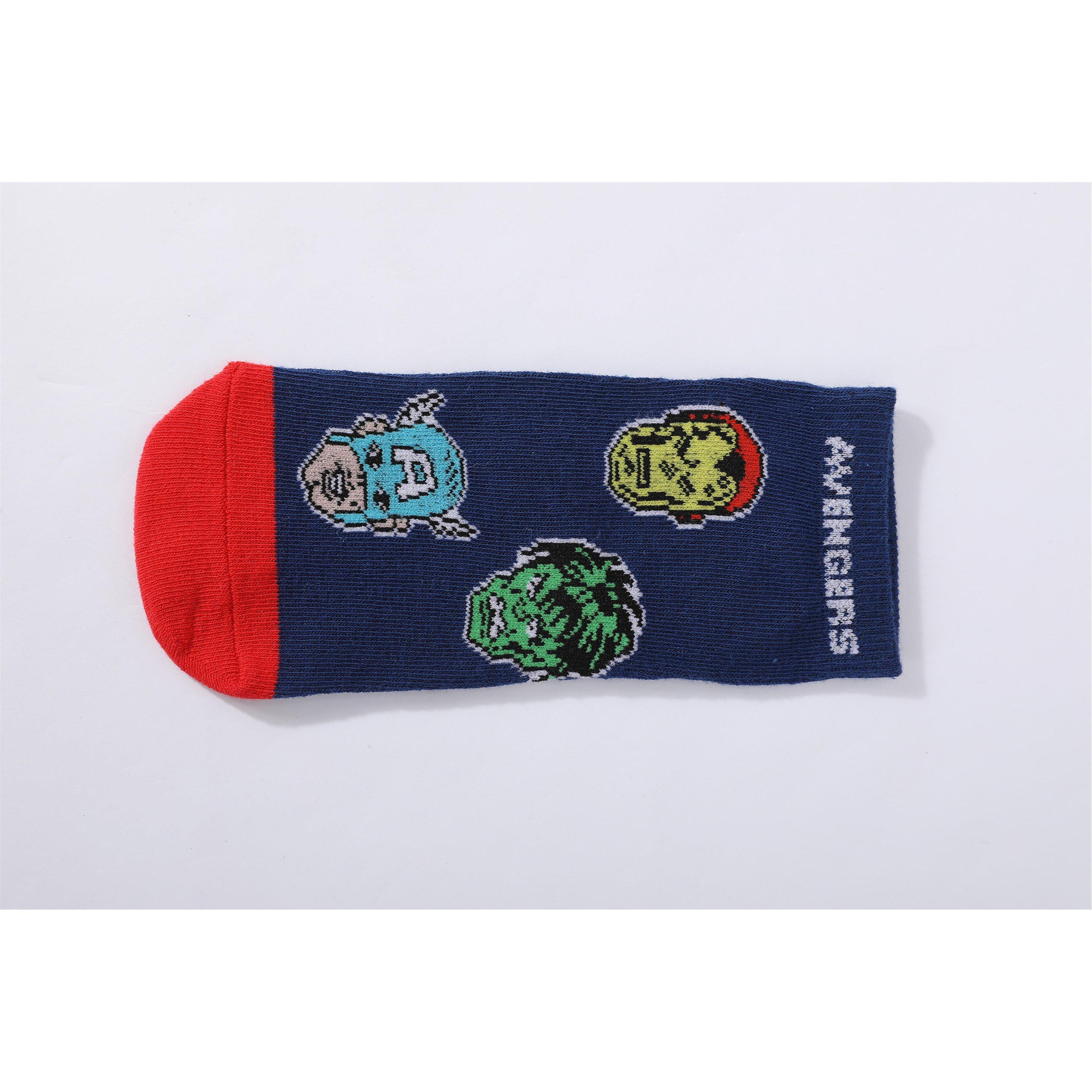 Marvel - Character - Trainer 3 Pk Socks Junior - 8