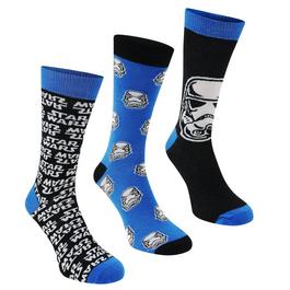 Character Wars Crew Socks 3 Pack Junior