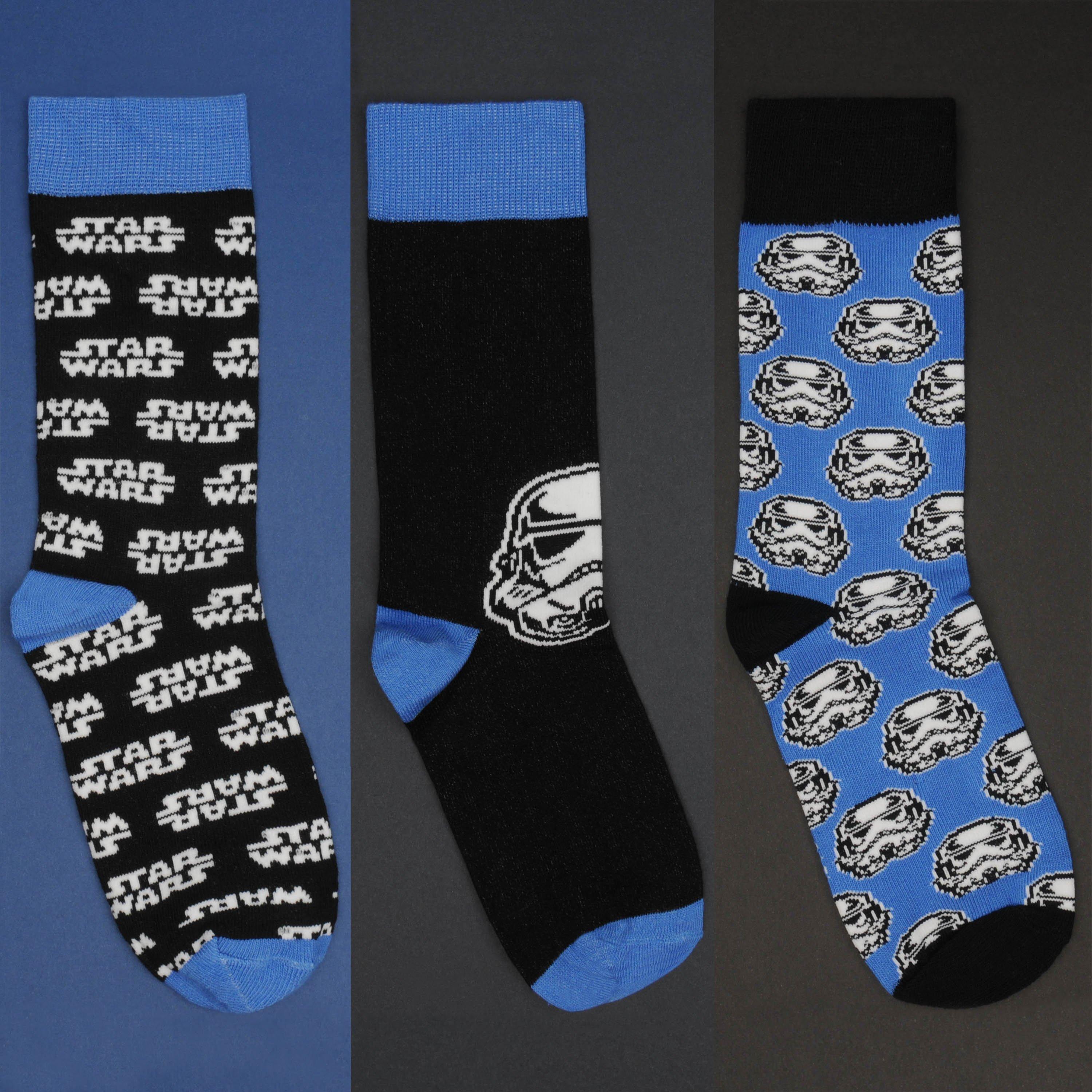 Star Wars - Character - Star Wars Crew Socks 3 Pack Junior - 8
