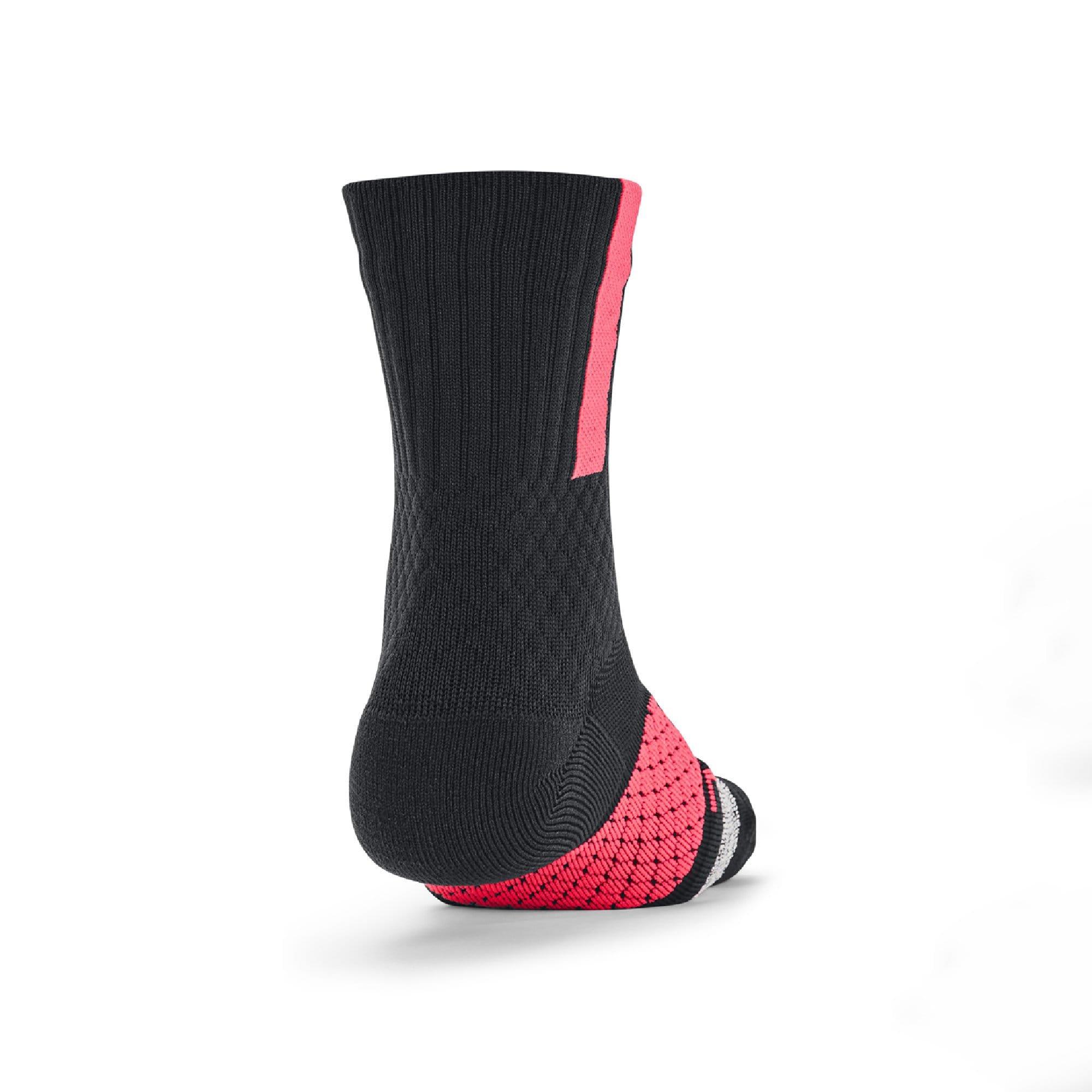 Black - Under Armour - Curry Armour Dry Playmaker Mid Crew Socks - 3