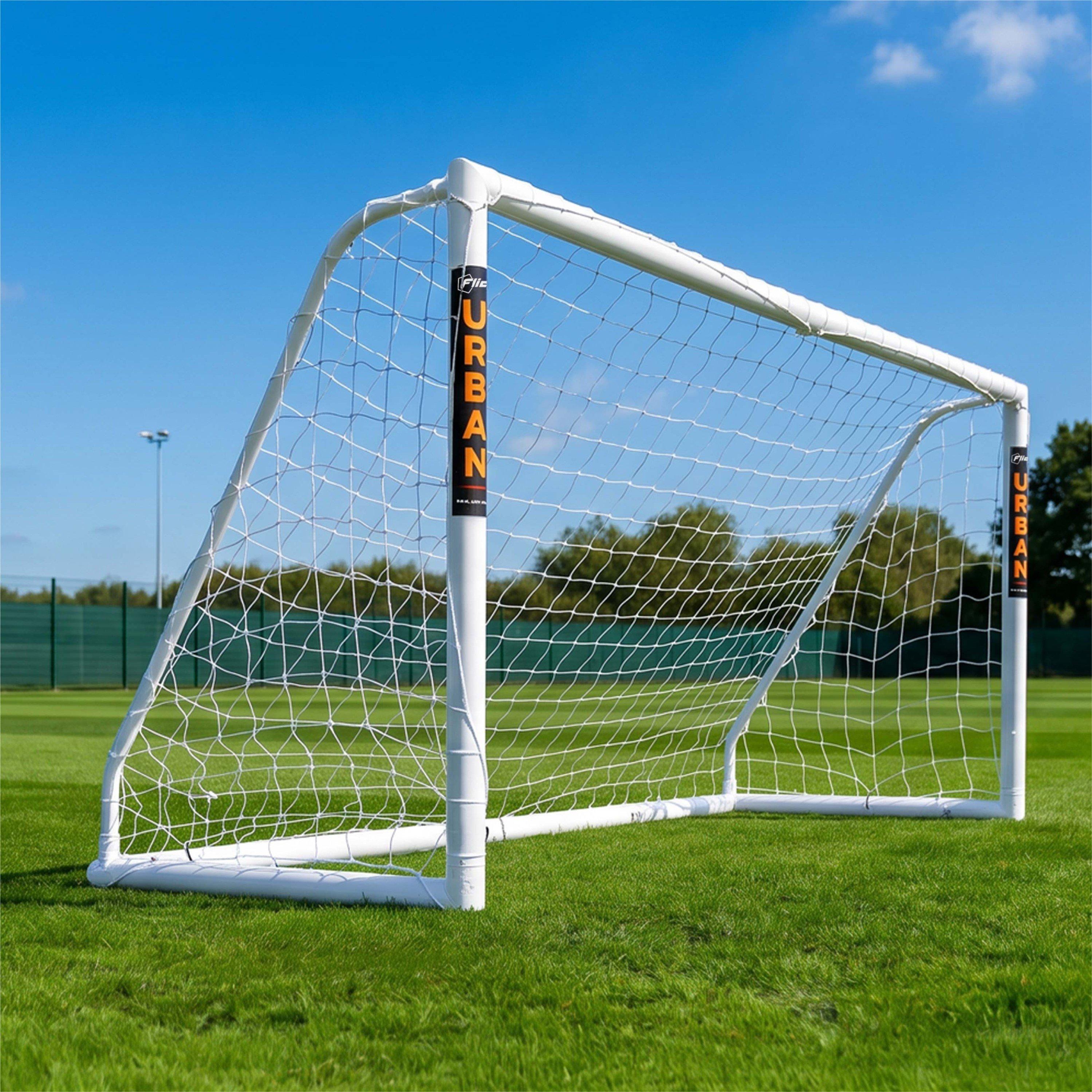 White - Football Flick - Football Flick 8 x 4ft Match Goal-3 Year Guarantee - 1