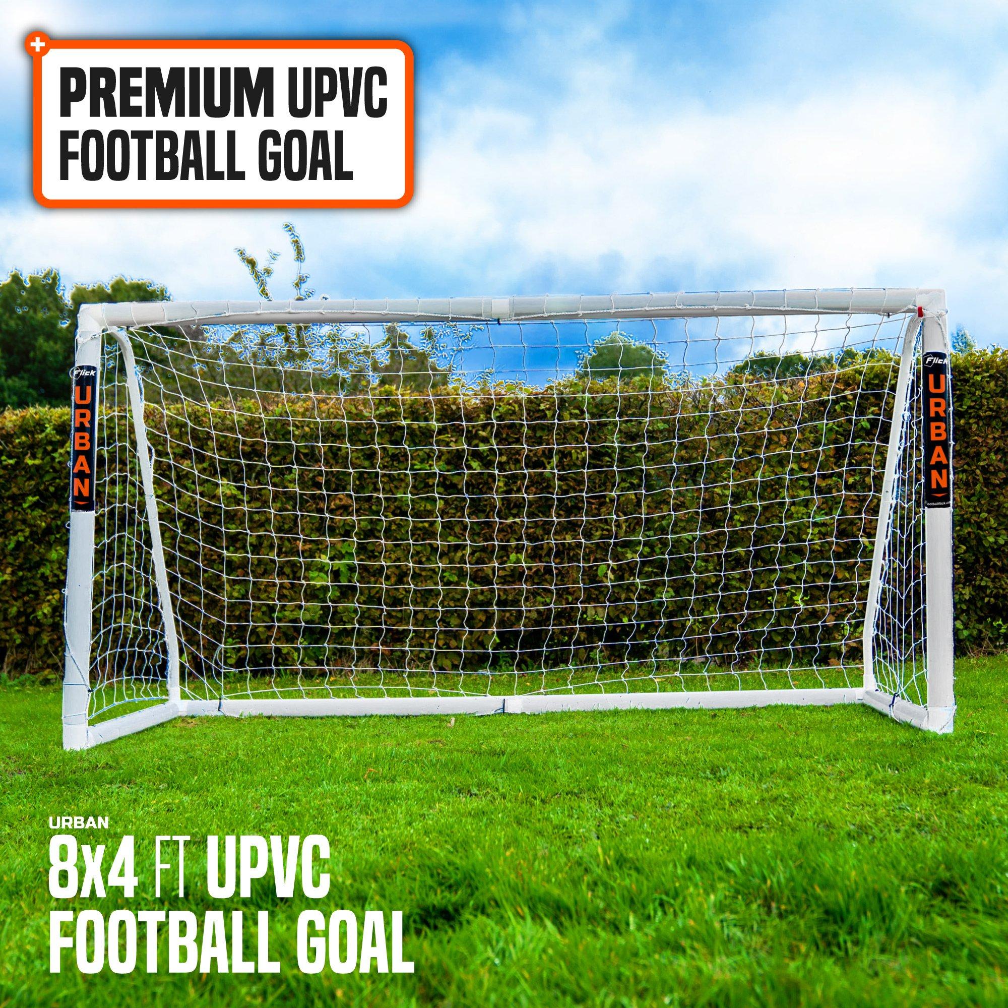 White - Football Flick - Football Flick Urban UPVC Goal 8 X 4 - 2