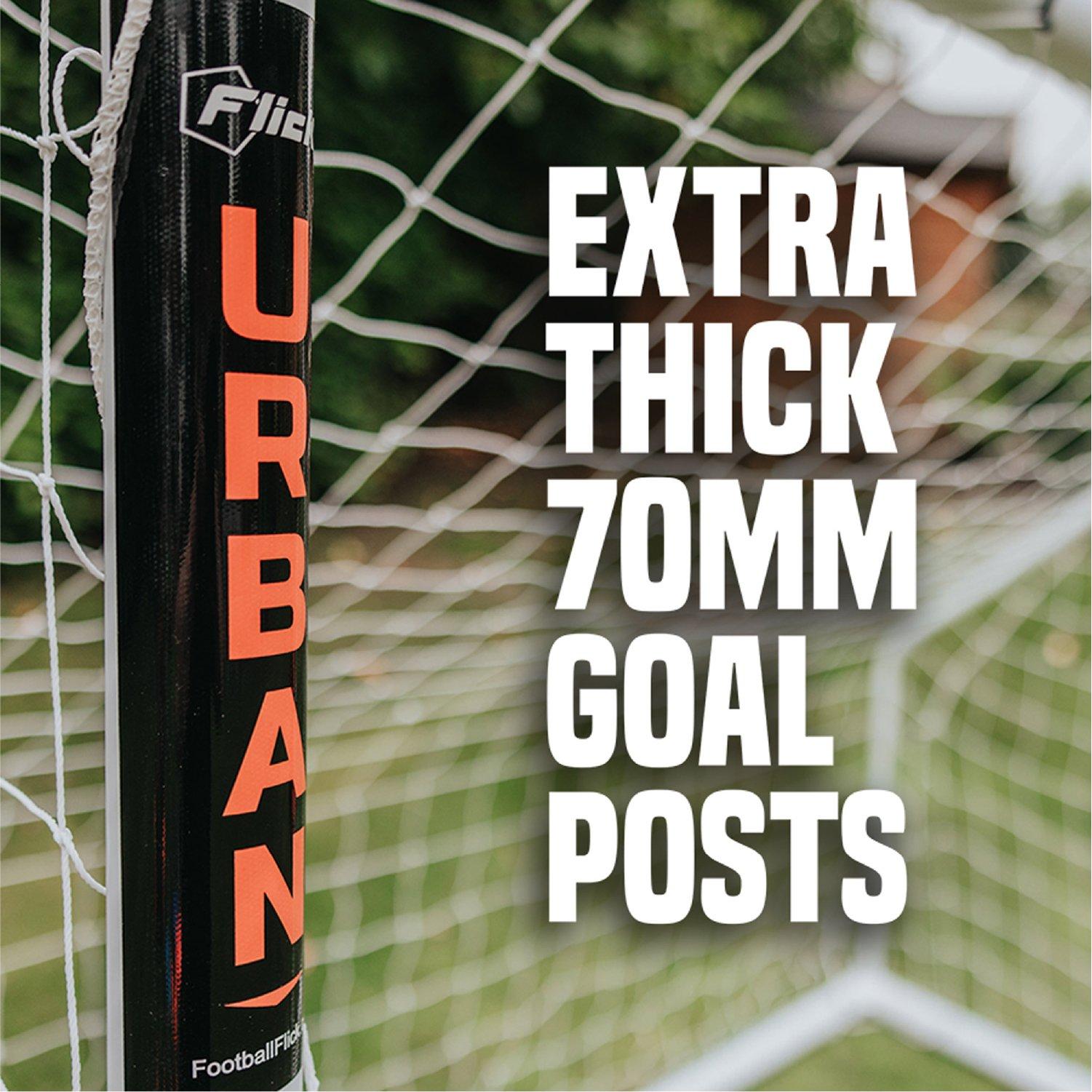 White - Football Flick - Football Flick Urban UPVC Goal 8 X 4 - 3