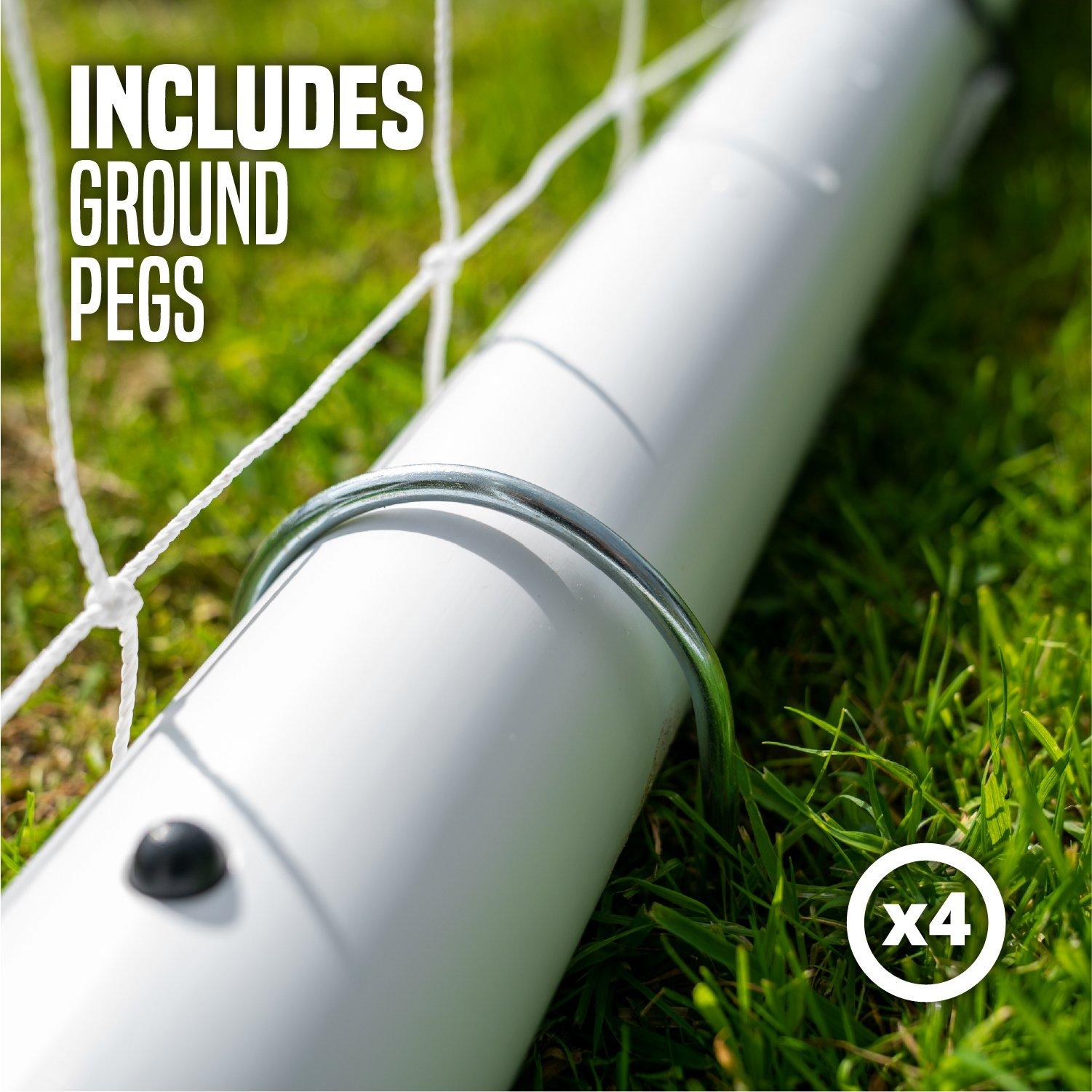 White - Football Flick - Football Flick Urban UPVC Goal 8 X 4 - 6