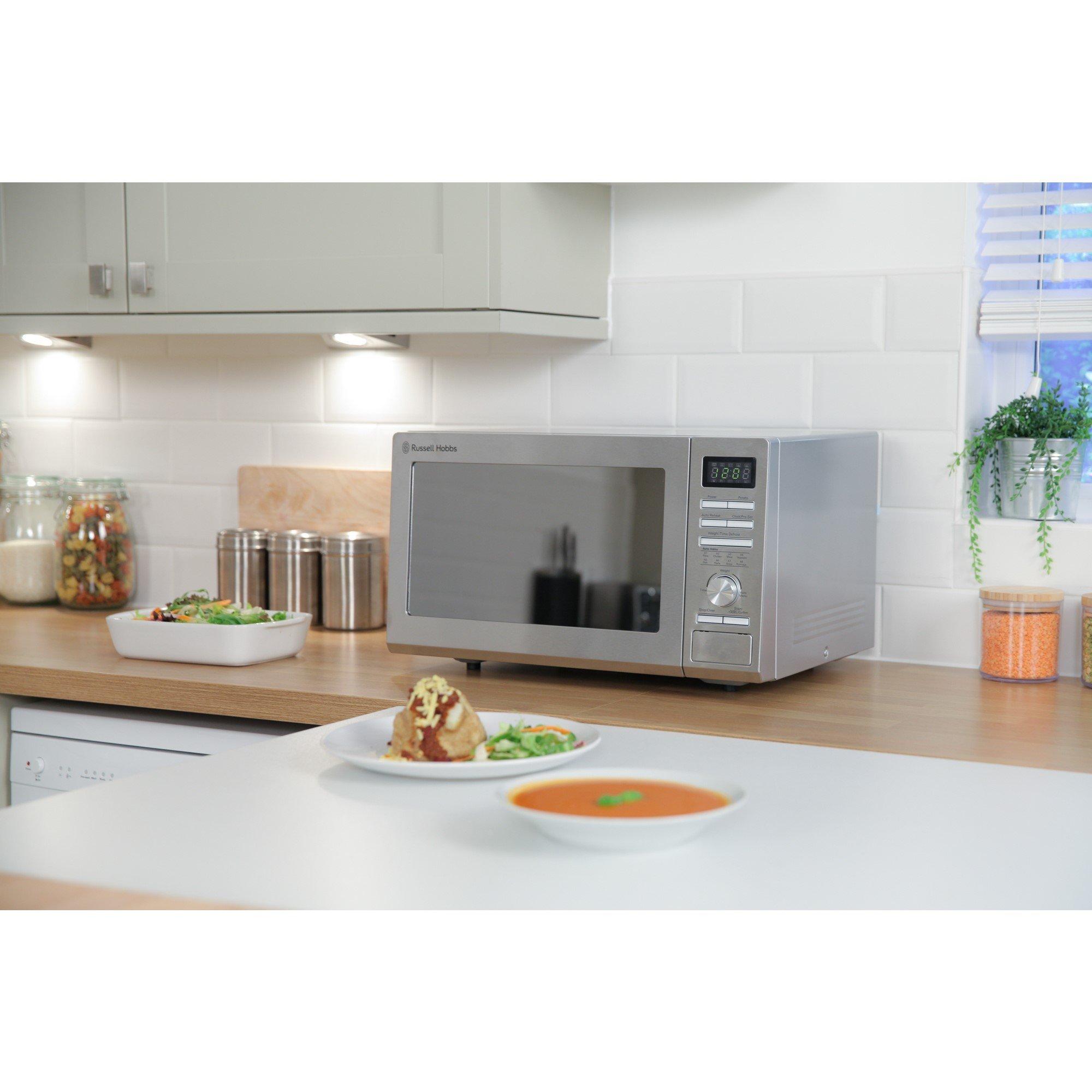 Stainless Steel - Russell Hobbs - RHM2563 25L Digital 900w Solo Microwave - 5