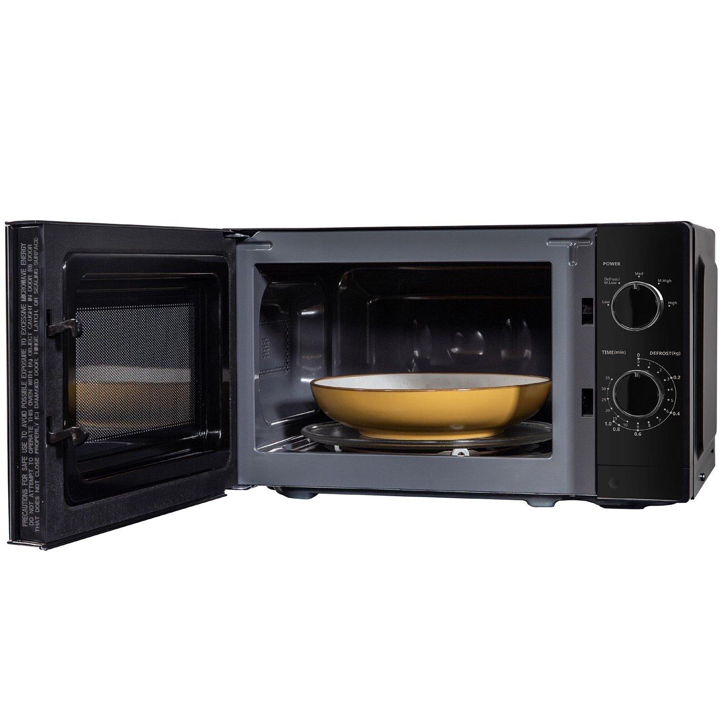 Black - Russell Hobbs - Russell Hobbs RHM2027B Manual Microwave 20L, Black - 10