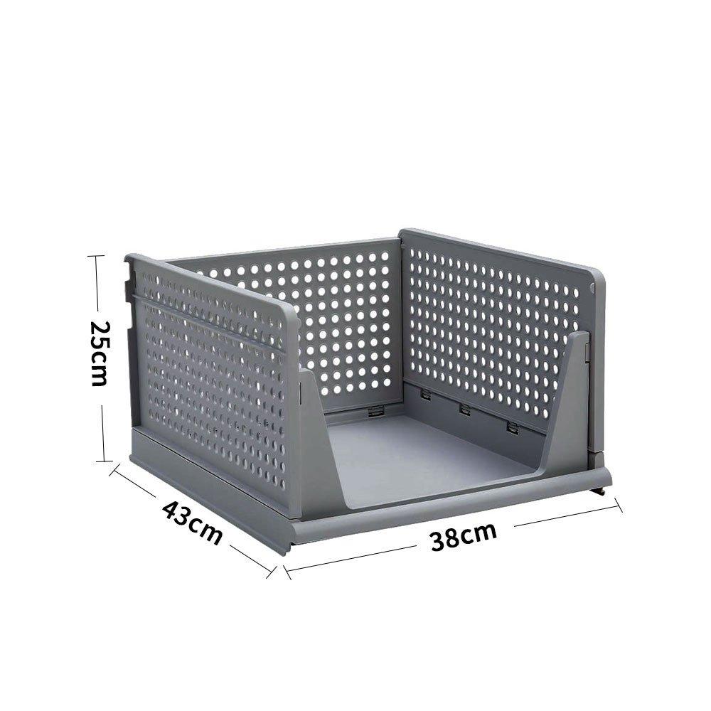 Grey2 - LIFE IDEAS - 2/3pcs Folding Storage Organizer - 3