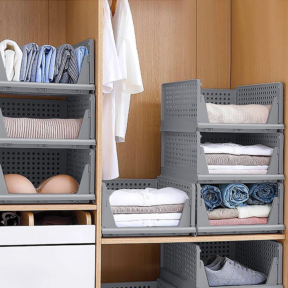 Grey1 - LIFE IDEAS - 2/3pcs Folding Storage Organizer - 11