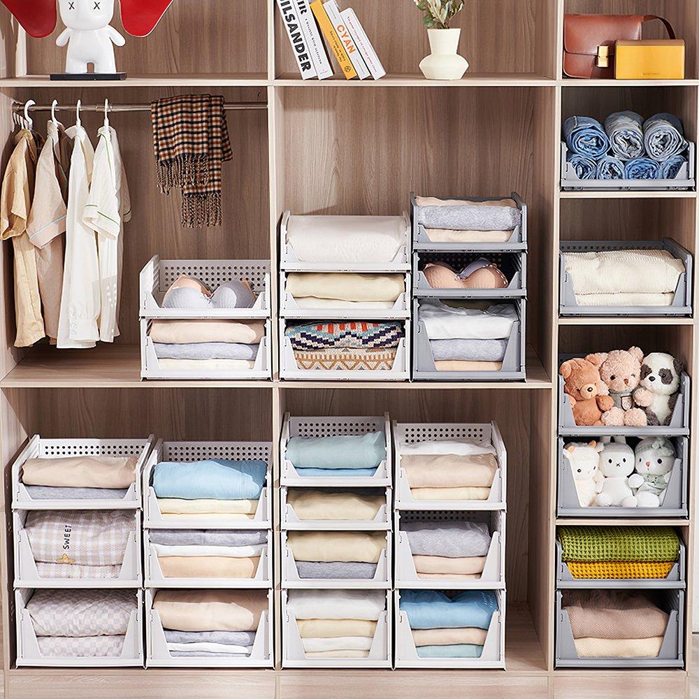 Grey1 - LIFE IDEAS - 2/3pcs Folding Storage Organizer - 13