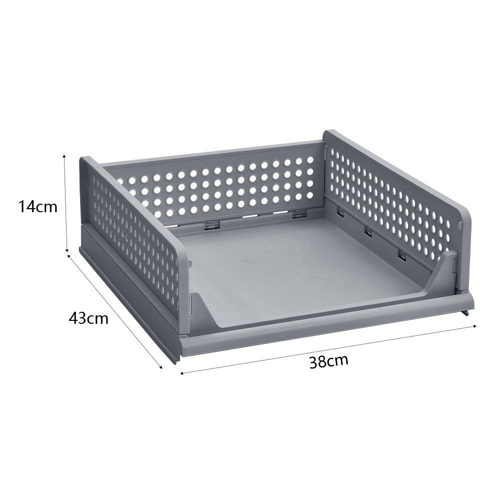 Grey3 - LIFE IDEAS - 2/3pcs Folding Storage Organizer - 3