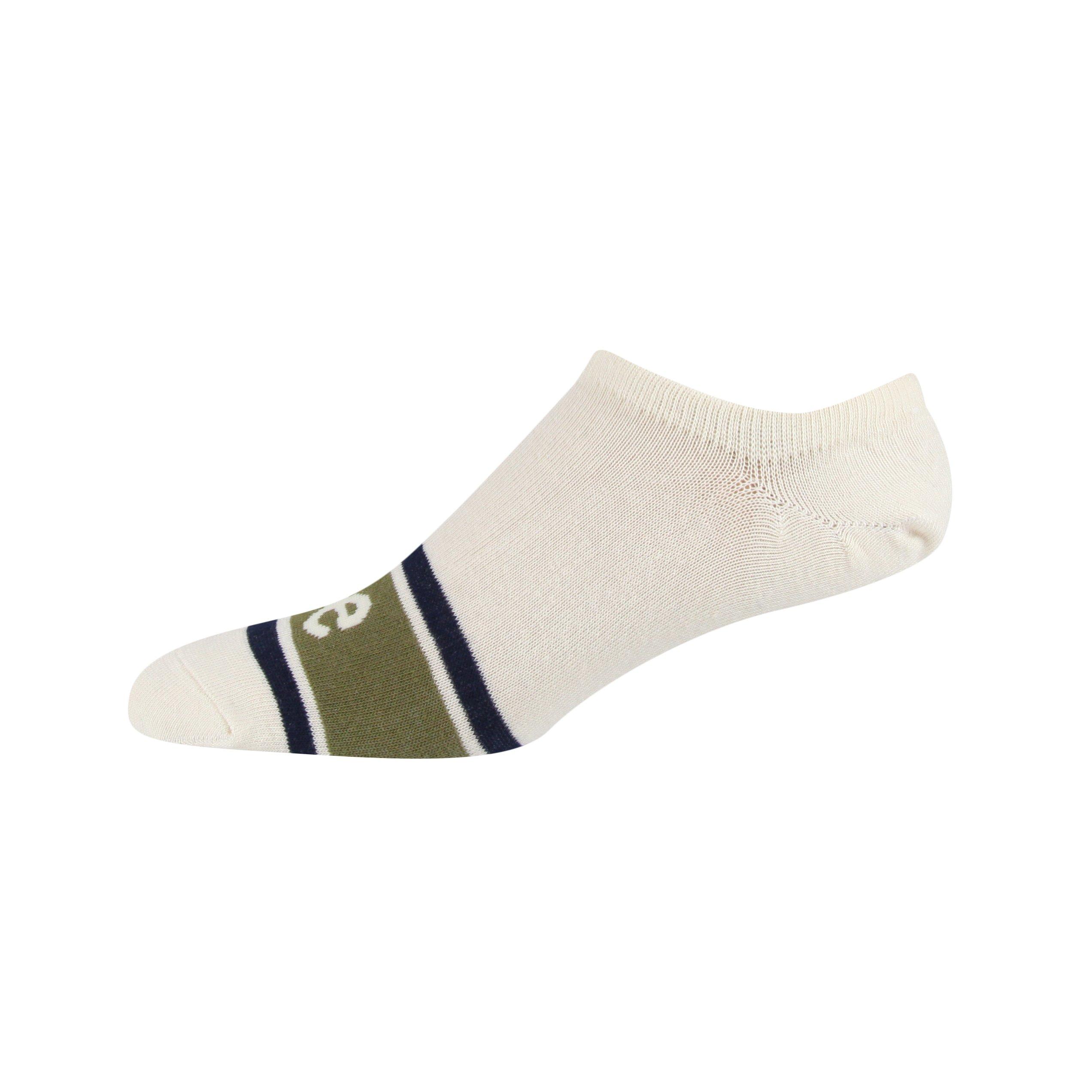 Blue/Ecru/Olive - Lee - Gerrard Ankle Socks - 3