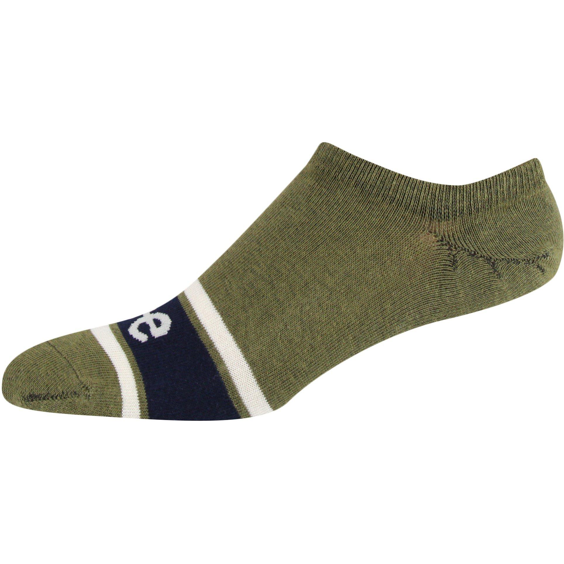 Blue/Ecru/Olive - Lee - Gerrard Ankle Socks - 4