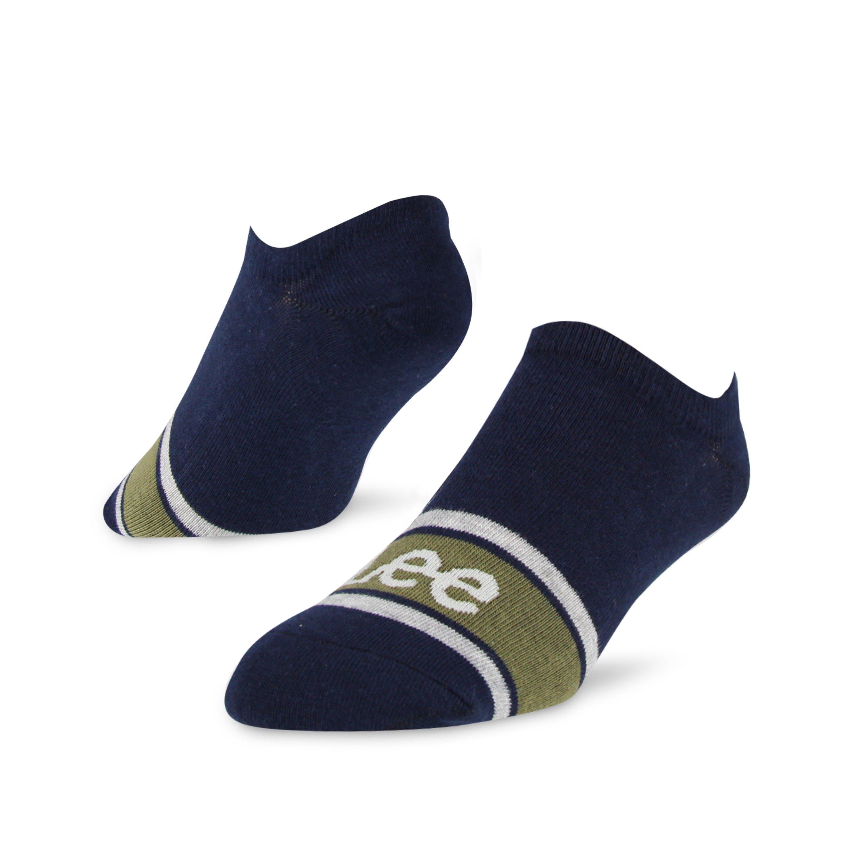 Blue/Ecru/Olive - Lee - Gerrard Ankle Socks - 5