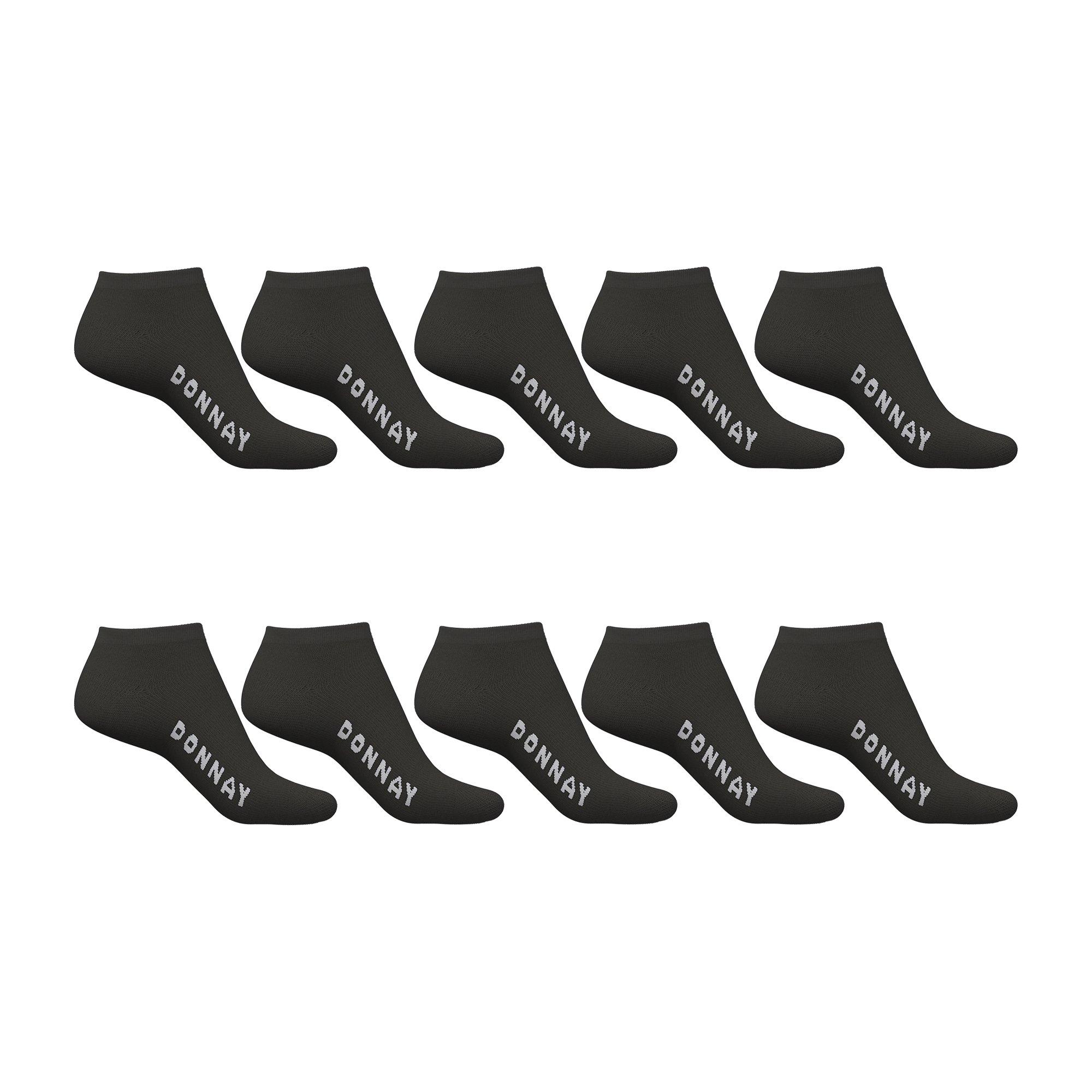 Black - Donnay - Trainer 10pk socks Ladies - 1