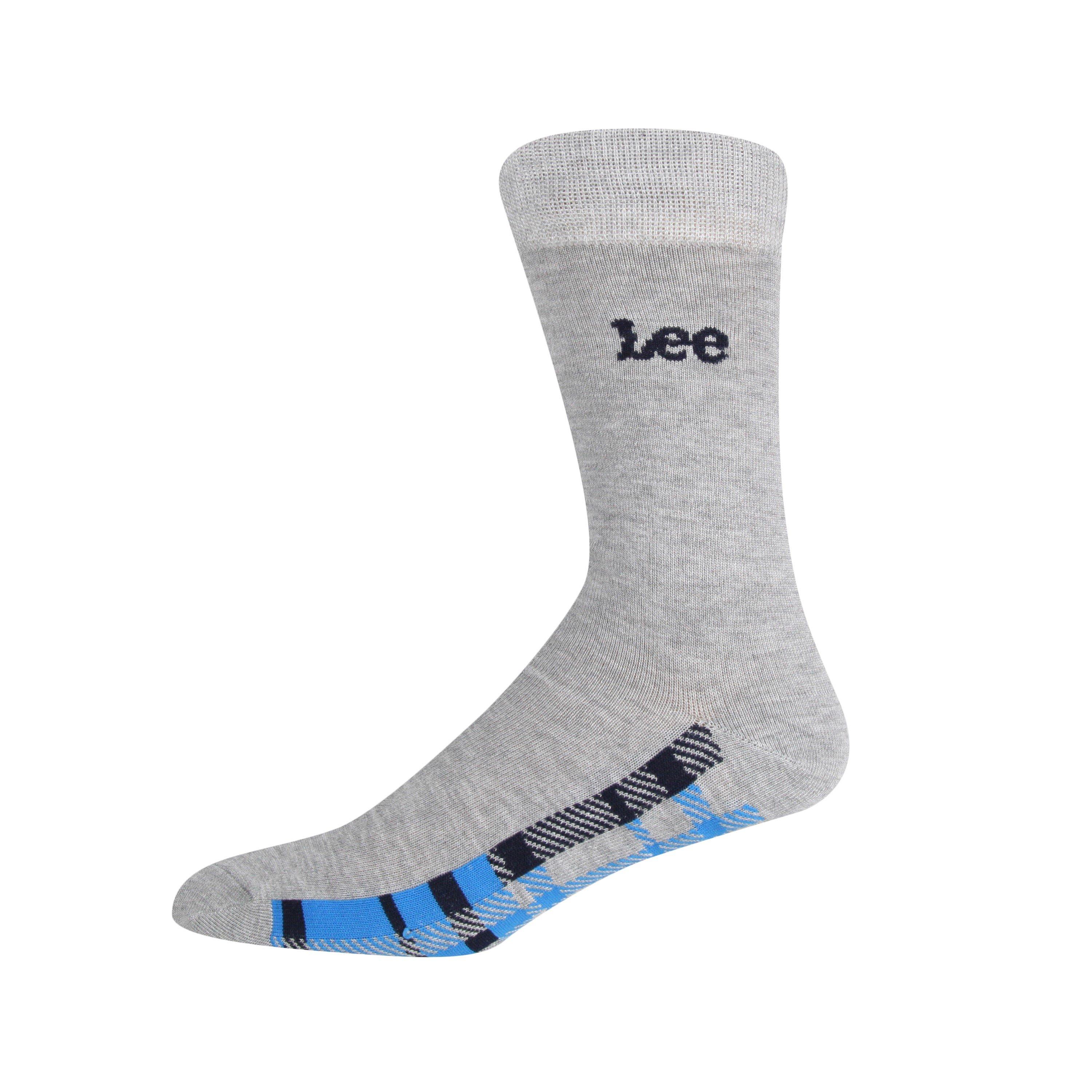 Grau/Navy/Blau - Lee - Crosbie Crew Socks - 2