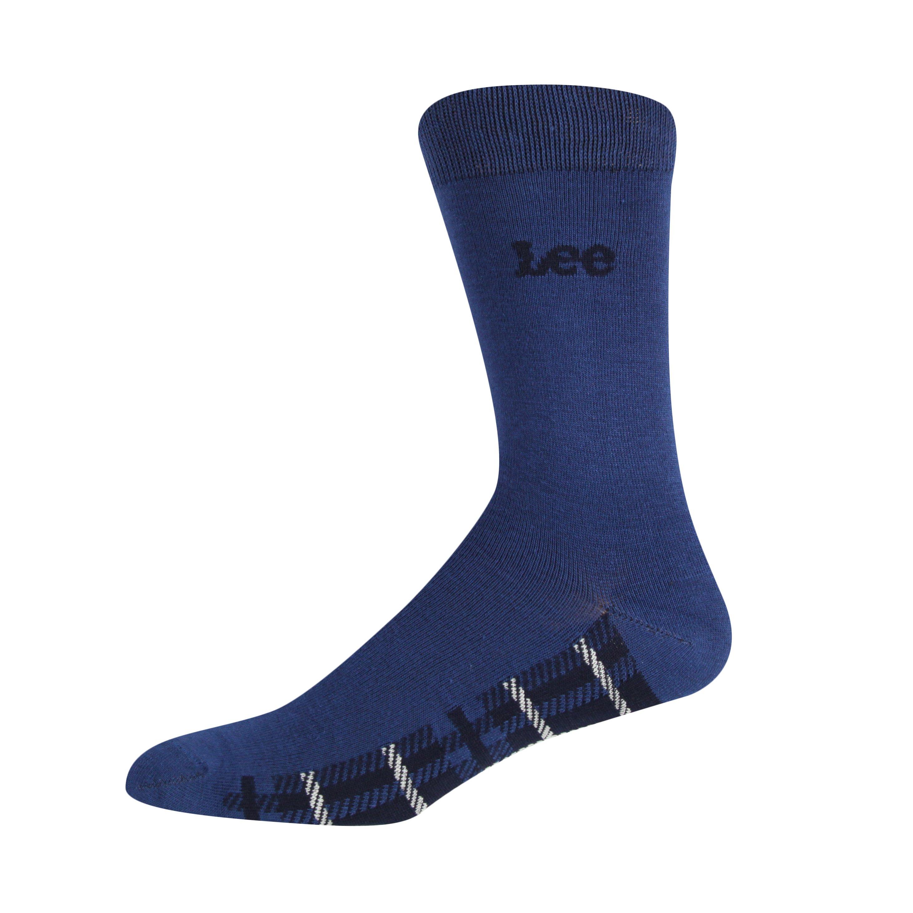 Grau/Navy/Blau - Lee - Crosbie Crew Socks - 4