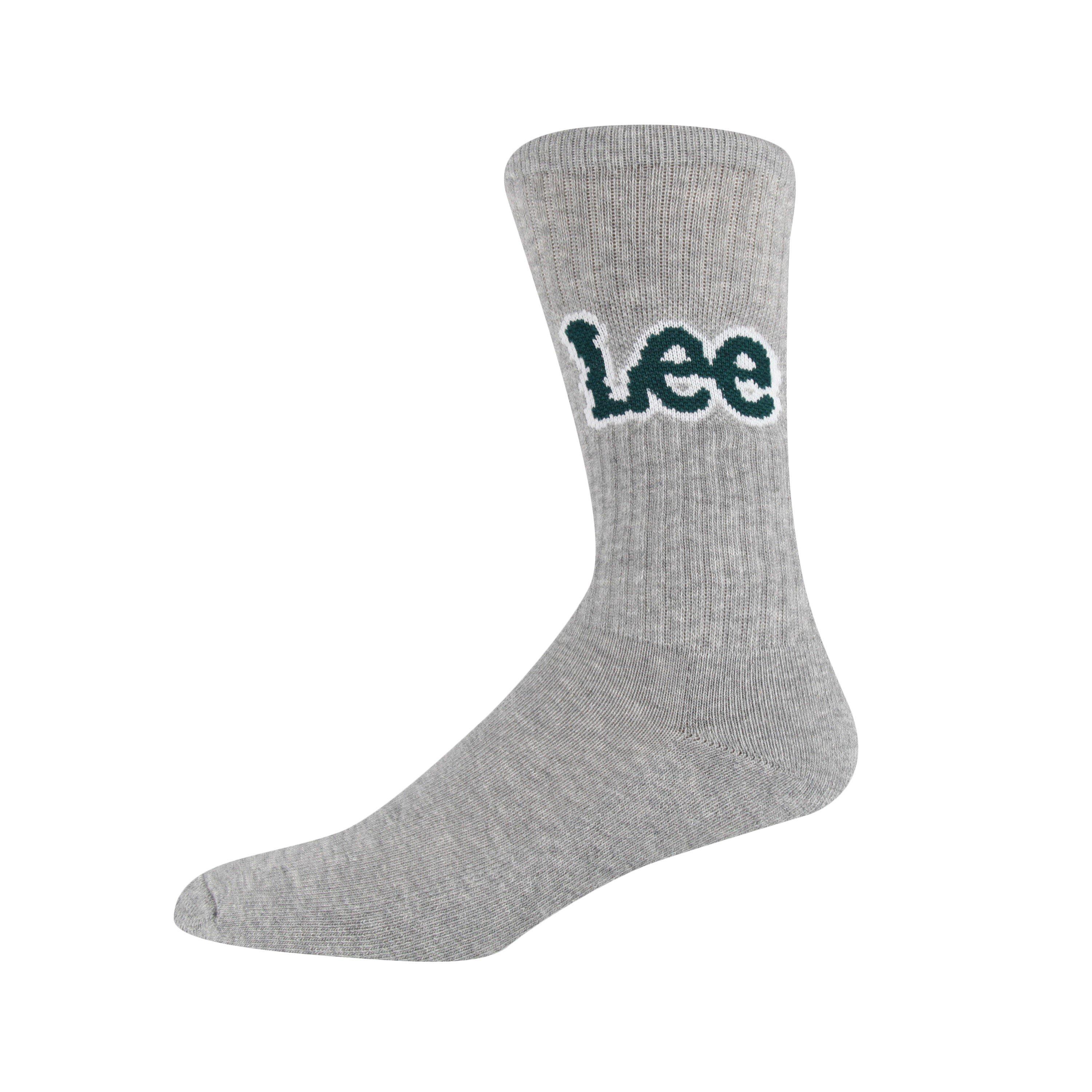 Crno/Bijelo/Sivo - Lee - Men's Rnwick Crew Socks - 4