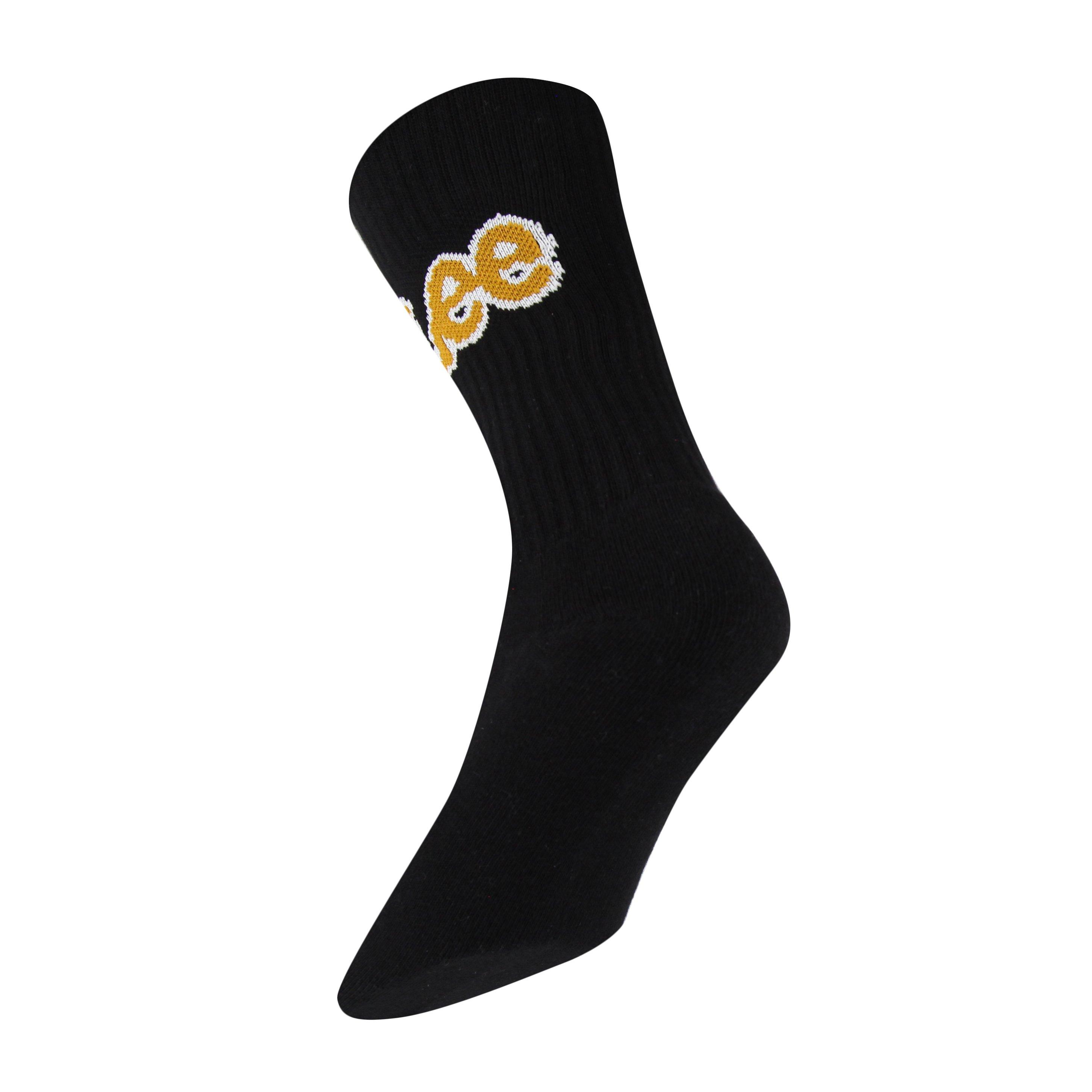 Crno/Bijelo/Sivo - Lee - Men's Rnwick Crew Socks - 5