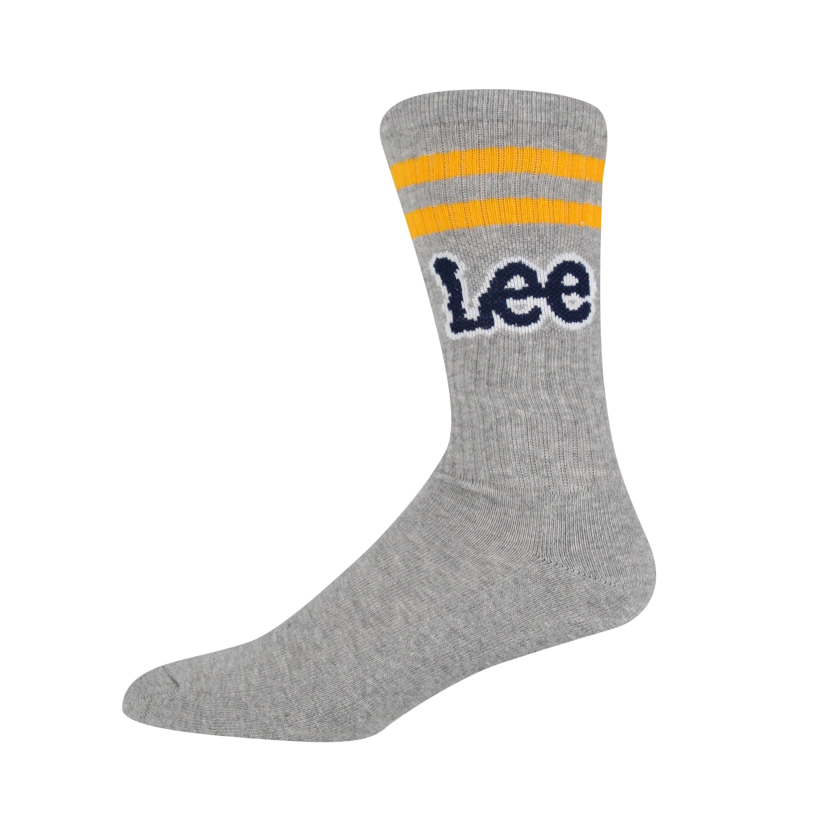Nvy/White/Gry - Lee - Erskin Crew Socks - 3